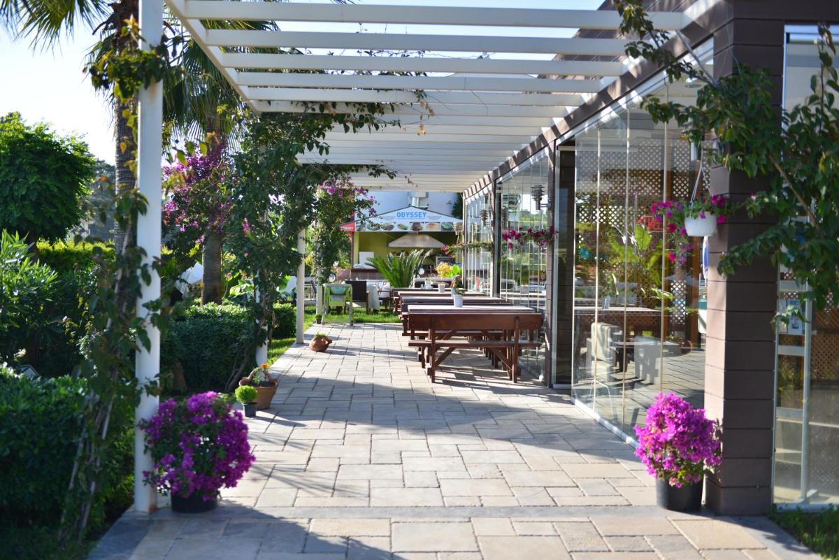 outdoor BBQ area