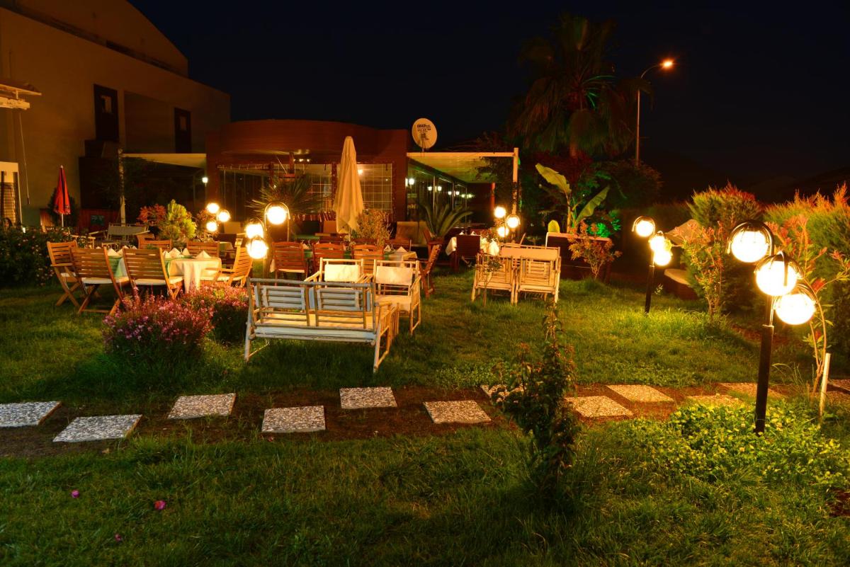 outdoor BBQ area