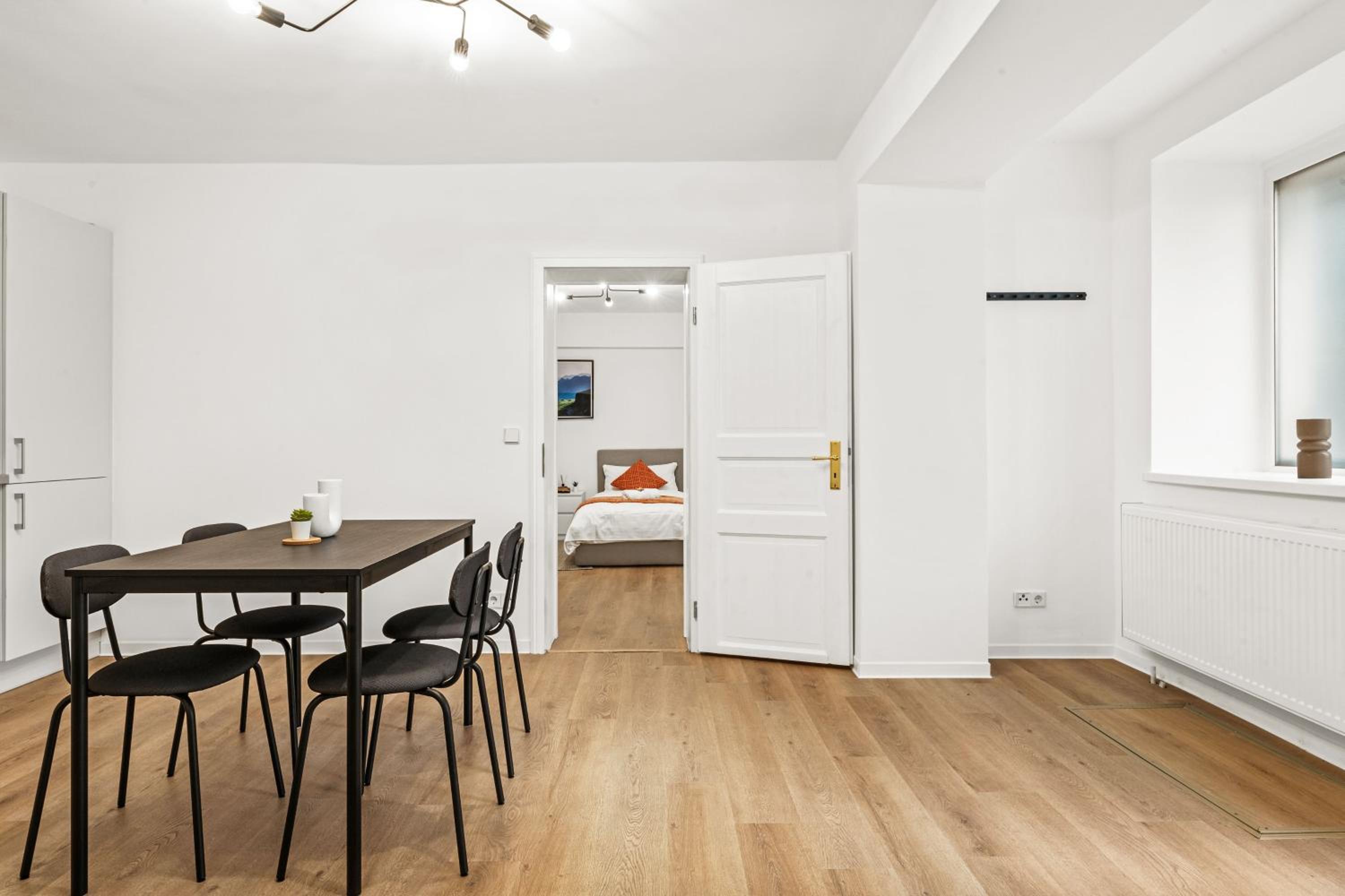 2 Zimmer Apartments, 4 Betten, vollmöbliert,zentrale Lage am S-Bahnhof