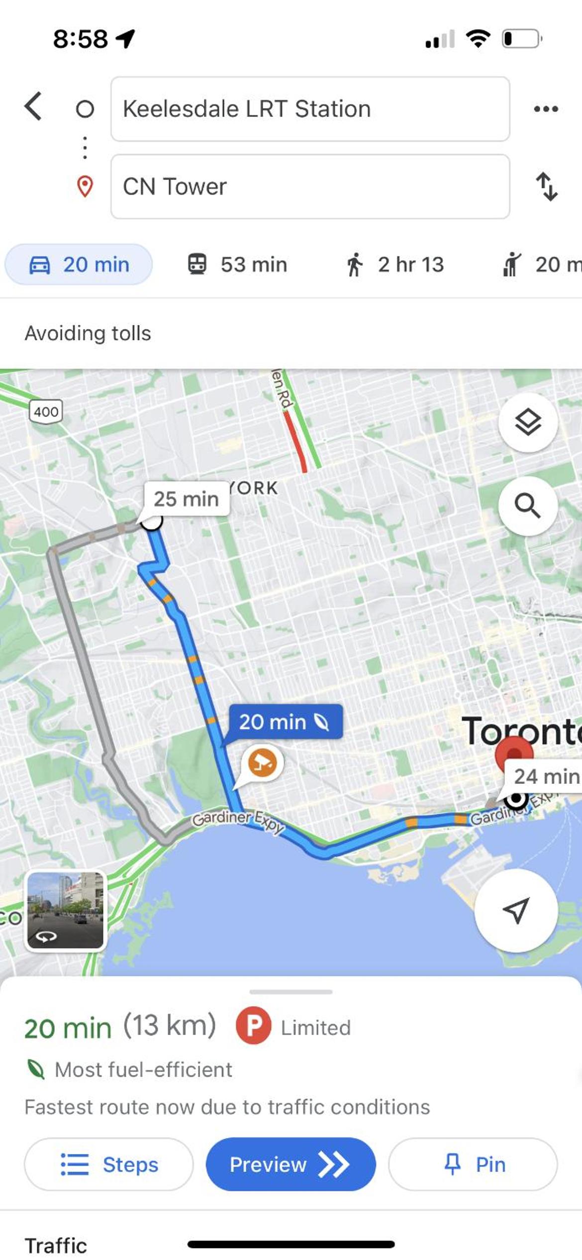 2B with parking, 10km to Toronto downtown