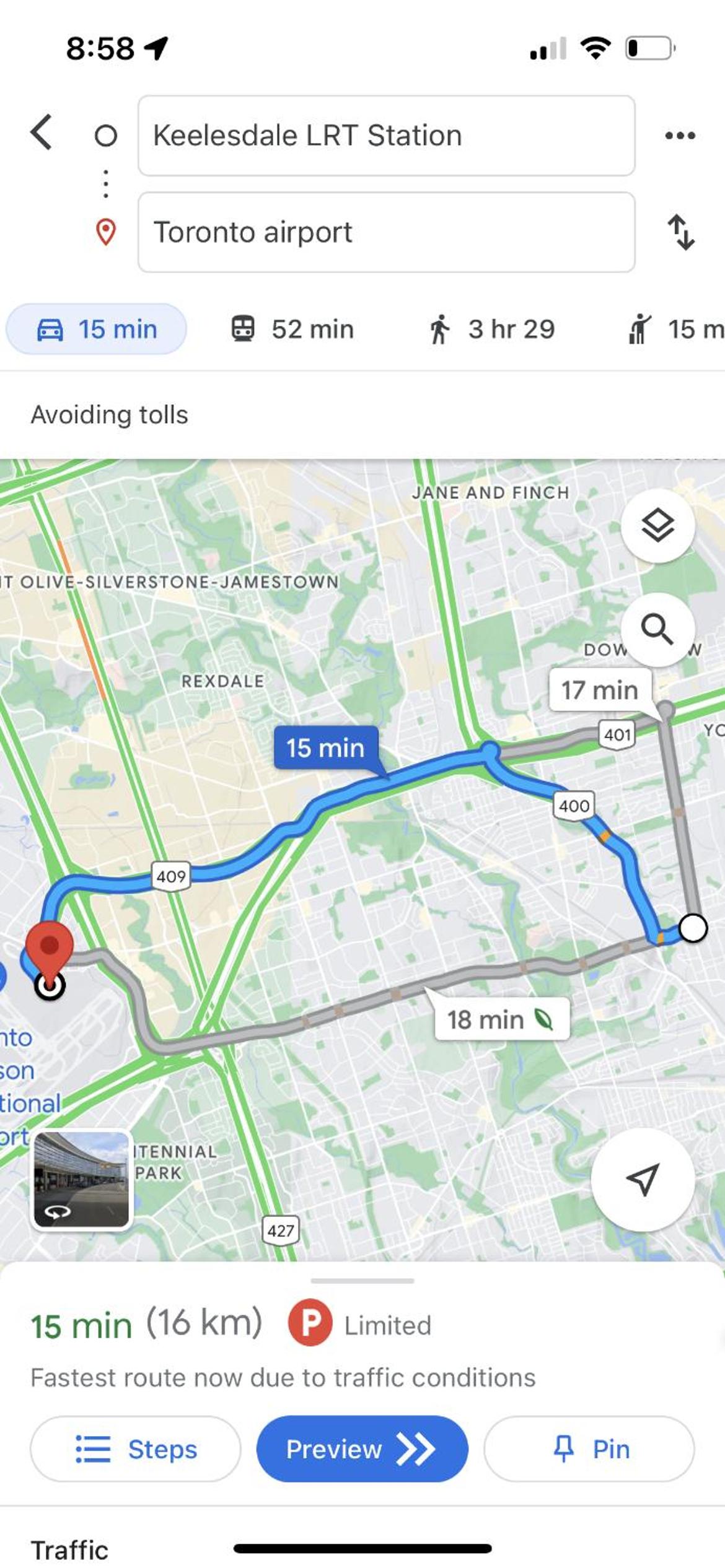 2B with parking, 10km to Toronto downtown
