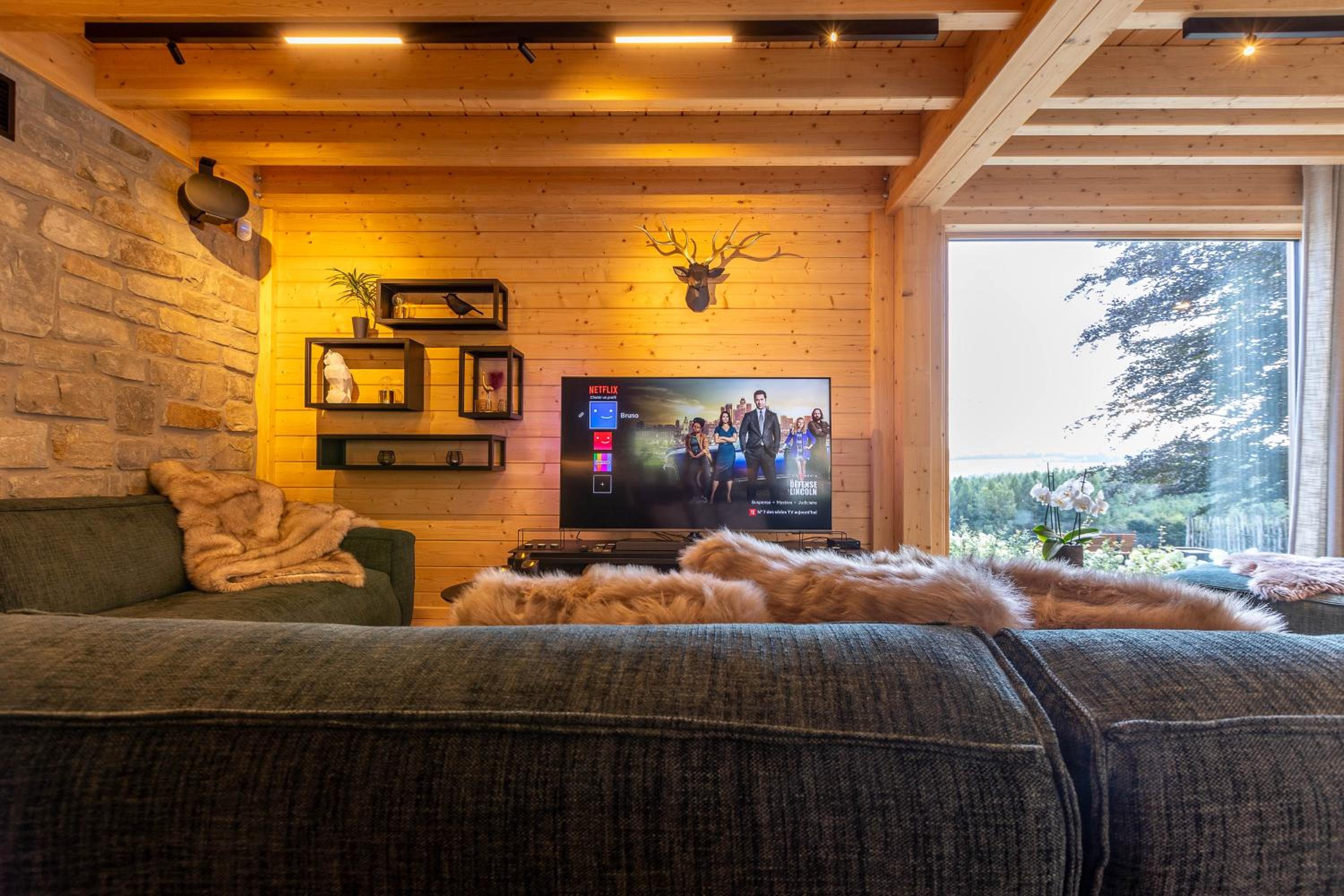 Villa Wood - Gîte de prestige en Ardennes - 10 personnes - Sauna, jacuzzi, piscine et billard