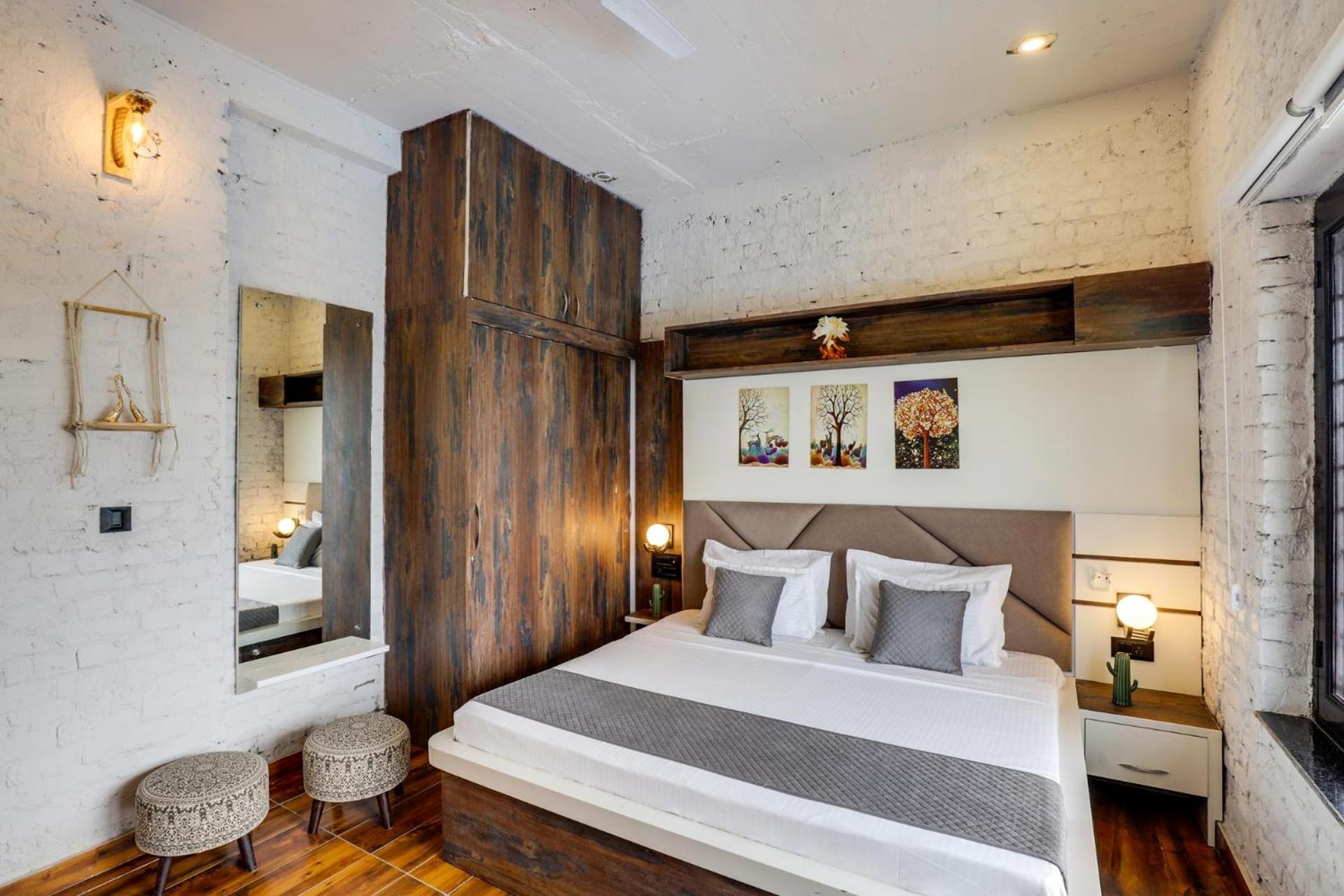 StayVista's La Villa Farm - Tranquil Retreat with Outdoor Pool, Games & Terrace