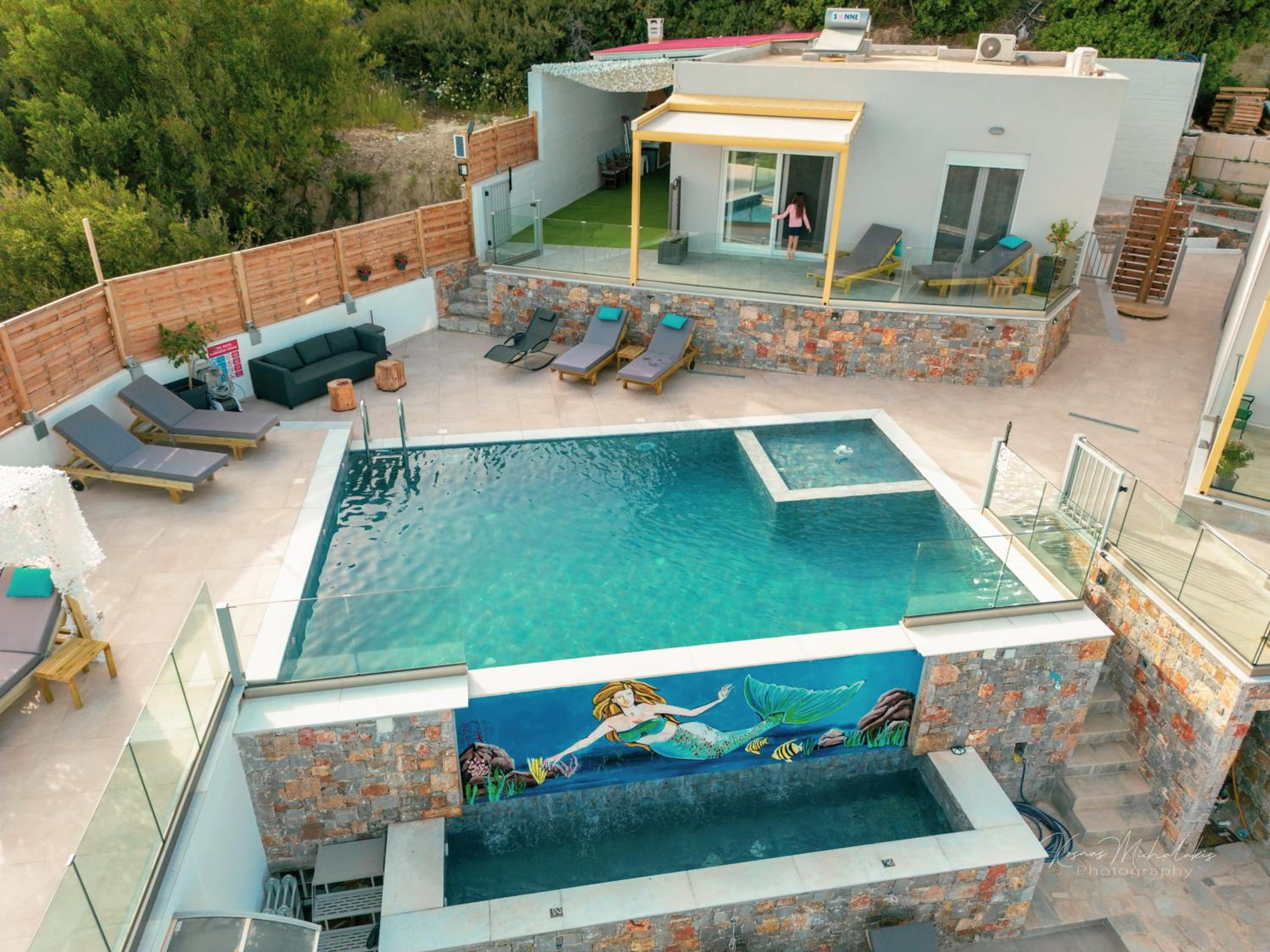 Zax sea view villas 4-Villa heated Pool Complex