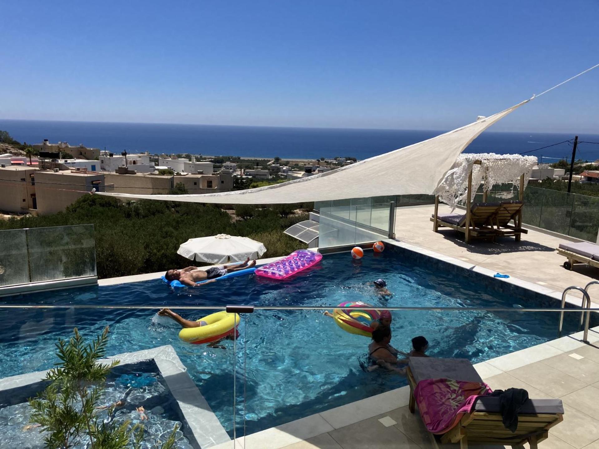 Zax sea view villas 4-Villa heated Pool Complex
