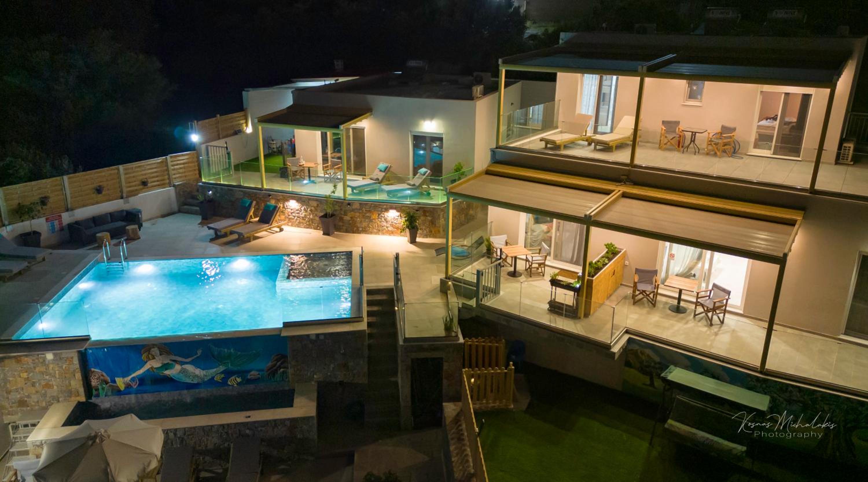 Zax sea view villas 4-Villa heated Pool Complex