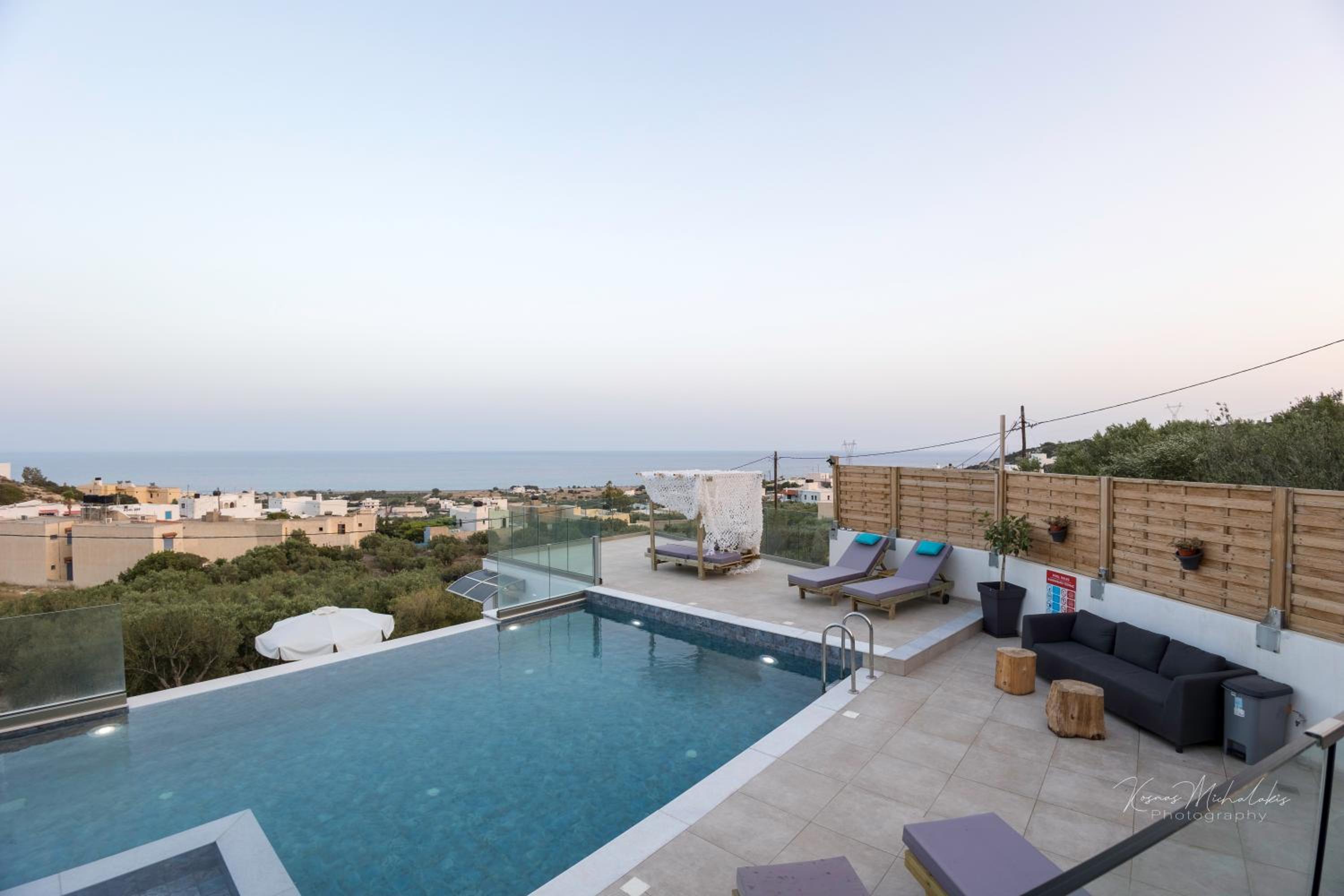 Zax sea view villas 4-Villa heated Pool Complex