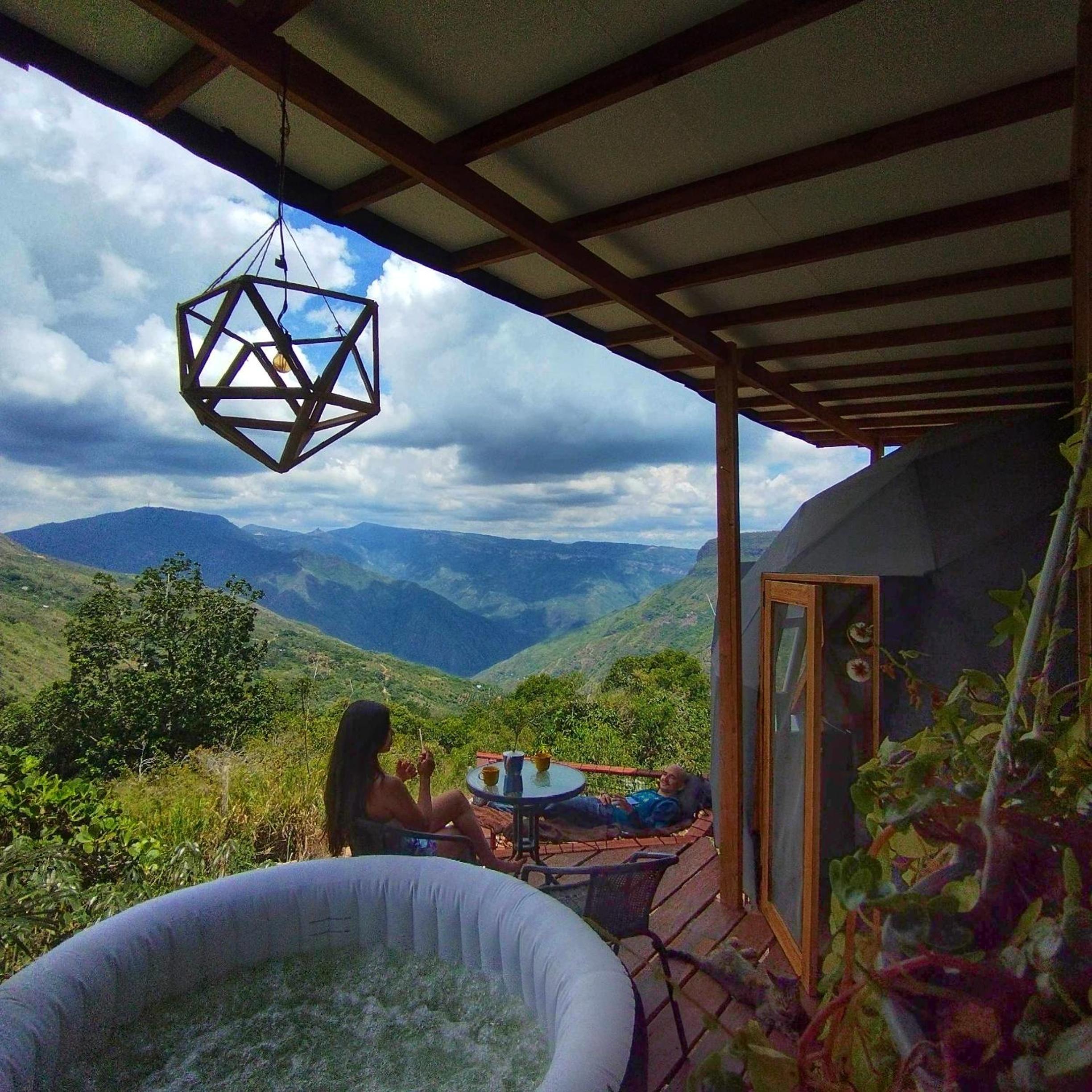 Domo Jacuzzi con vista al Cañón del Chicamocha