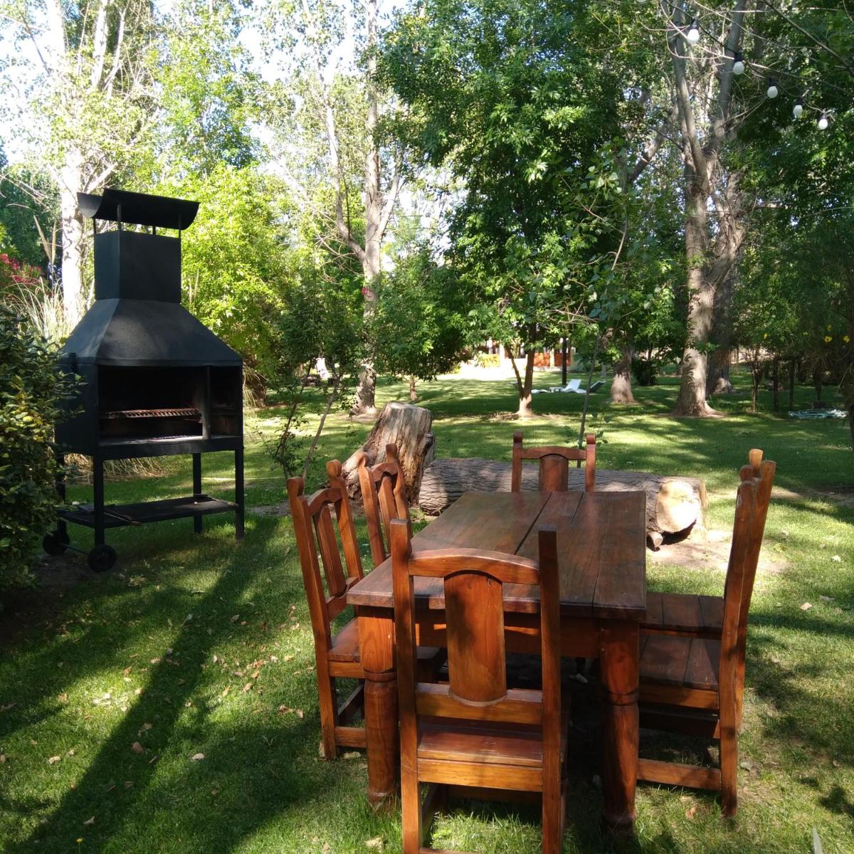 outdoor BBQ area