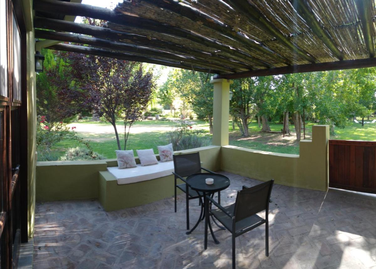 outdoor BBQ area