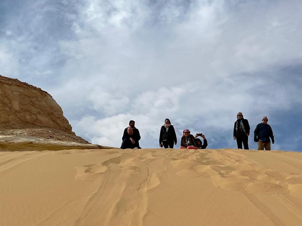 Egypt white and black desert with Camping