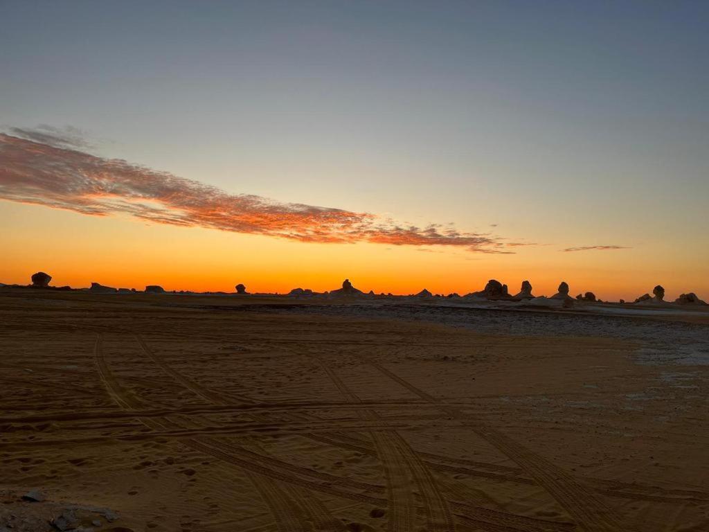 Egypt white and black desert with Camping