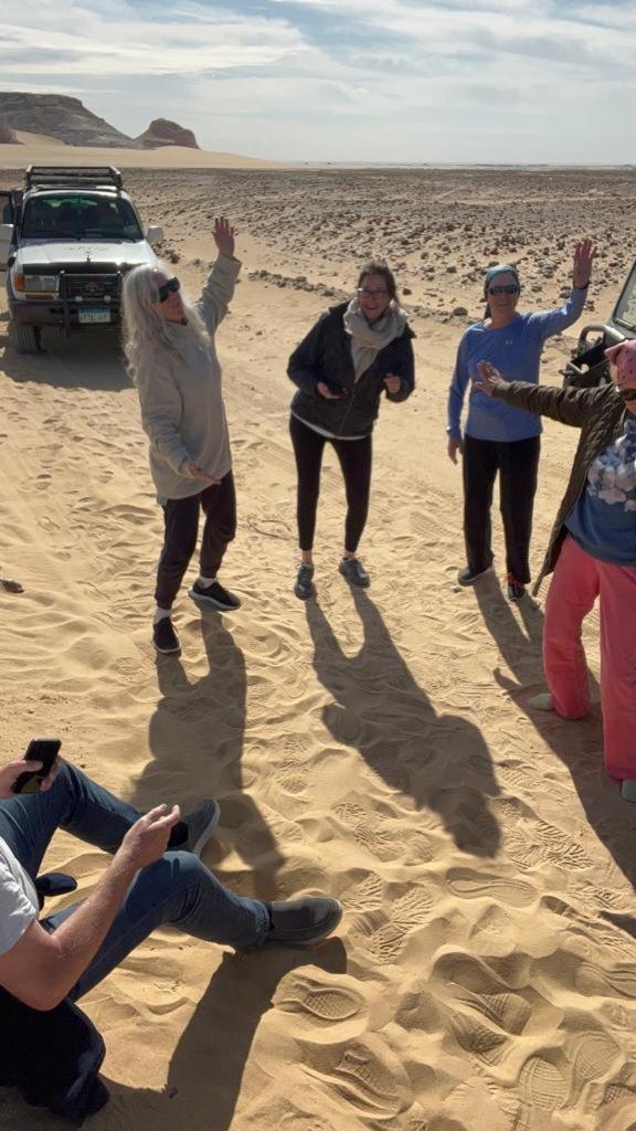 Egypt white and black desert with Camping