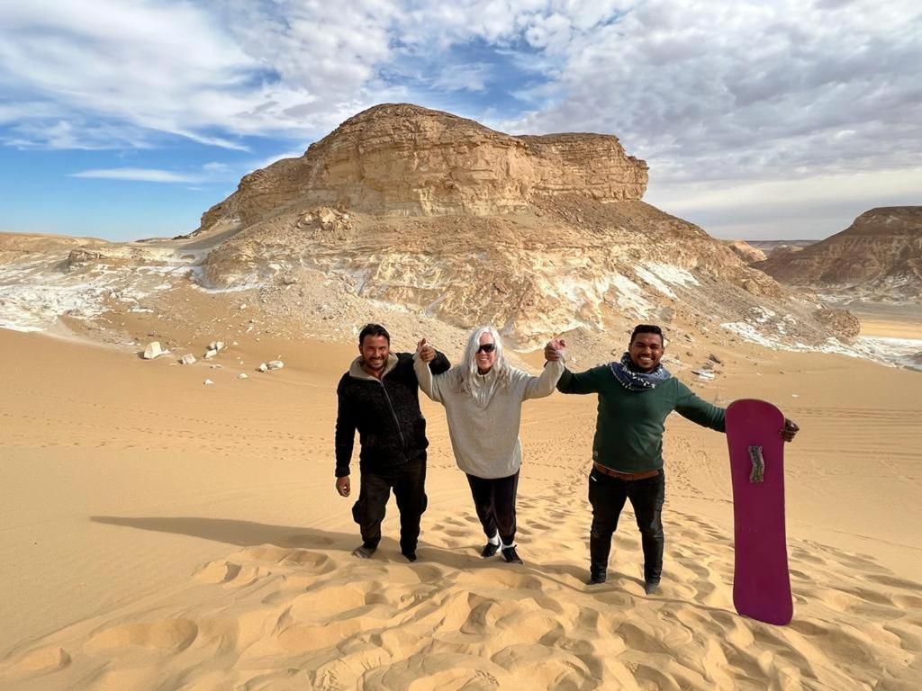 Egypt white and black desert with Camping