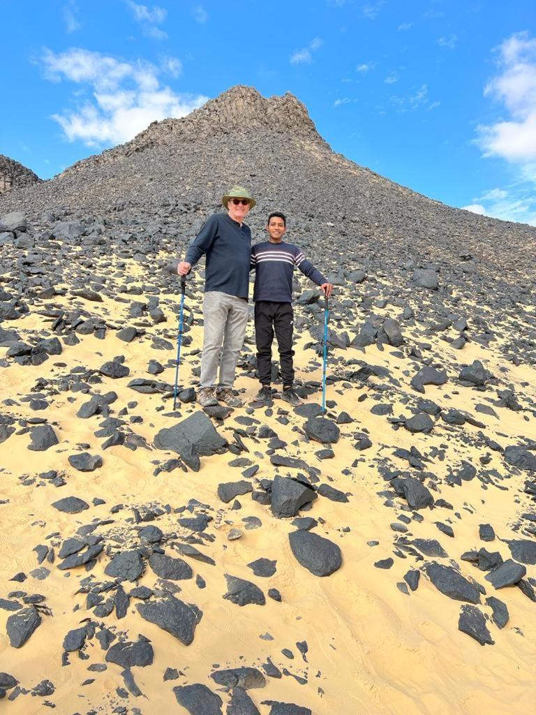 Egypt white and black desert with Camping