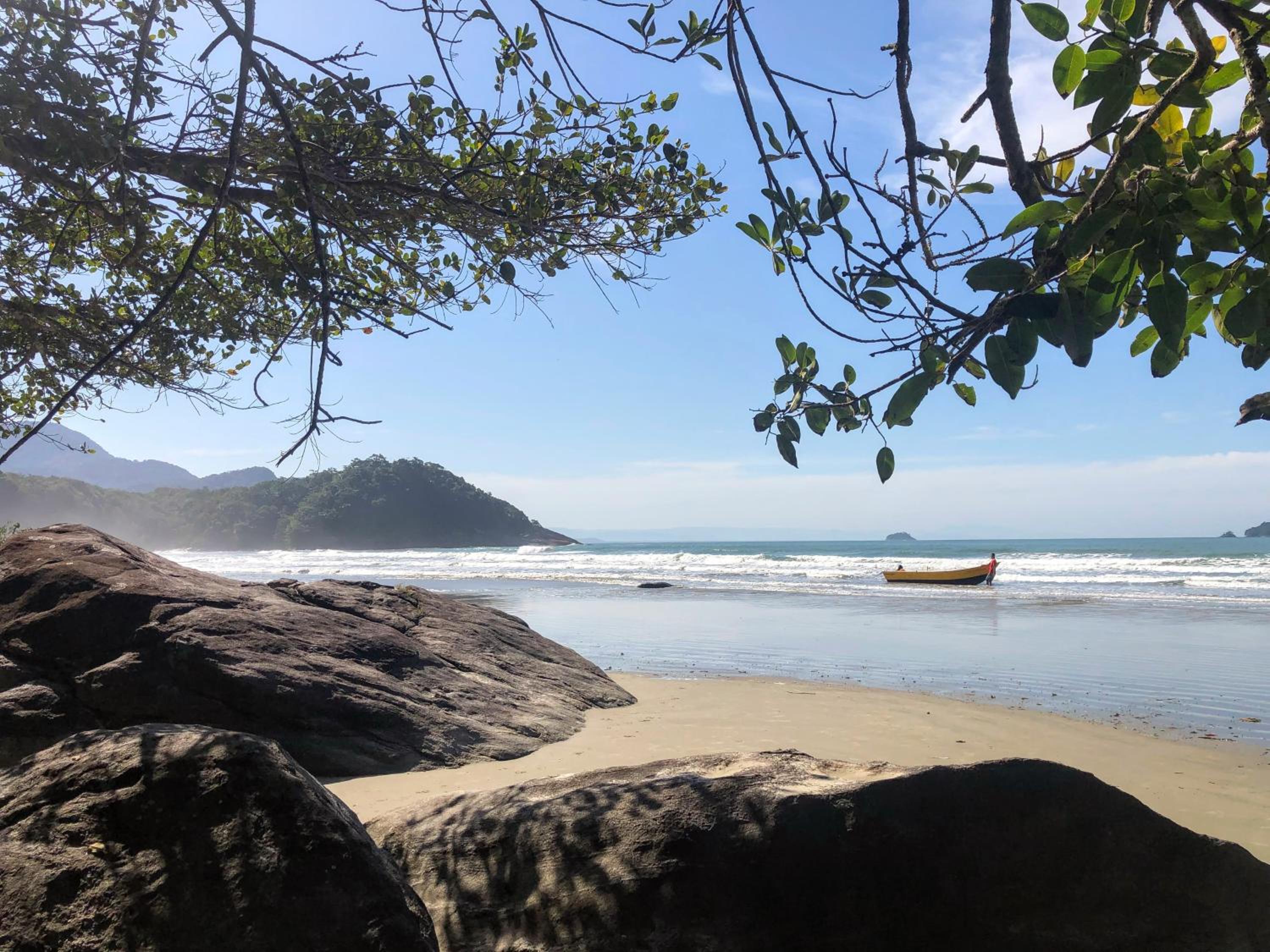 Apartamento Peruíbe com vista para o mar