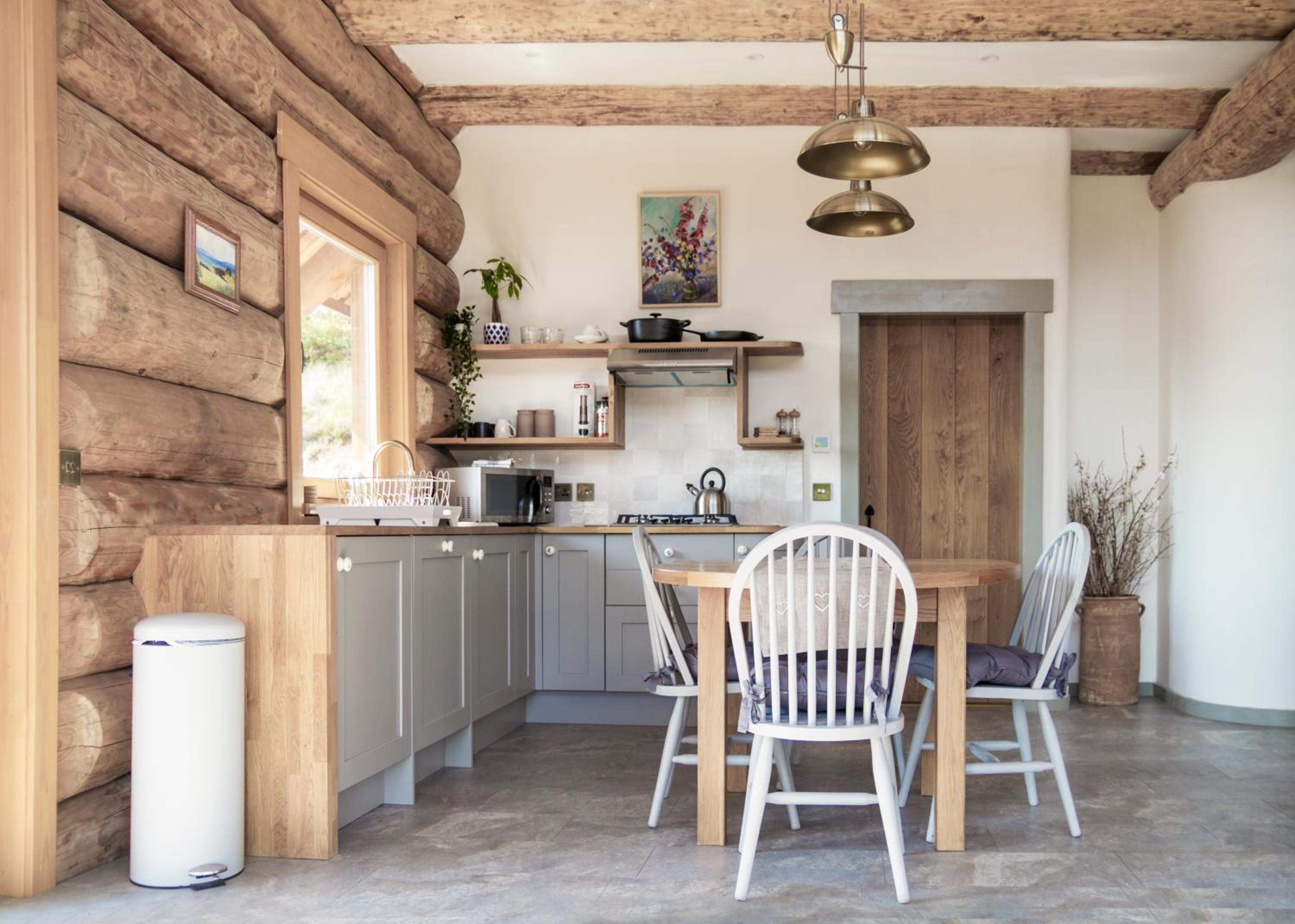 Wild Nurture Eco Luxury Offgrid Log Cabin view 2