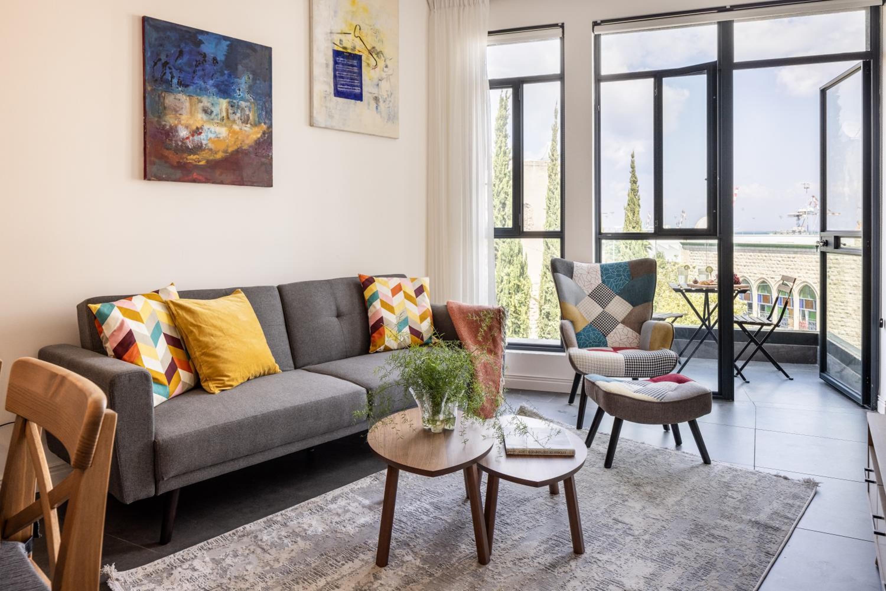 Old Charm Modern Meets in Haifa with Shelter view 4