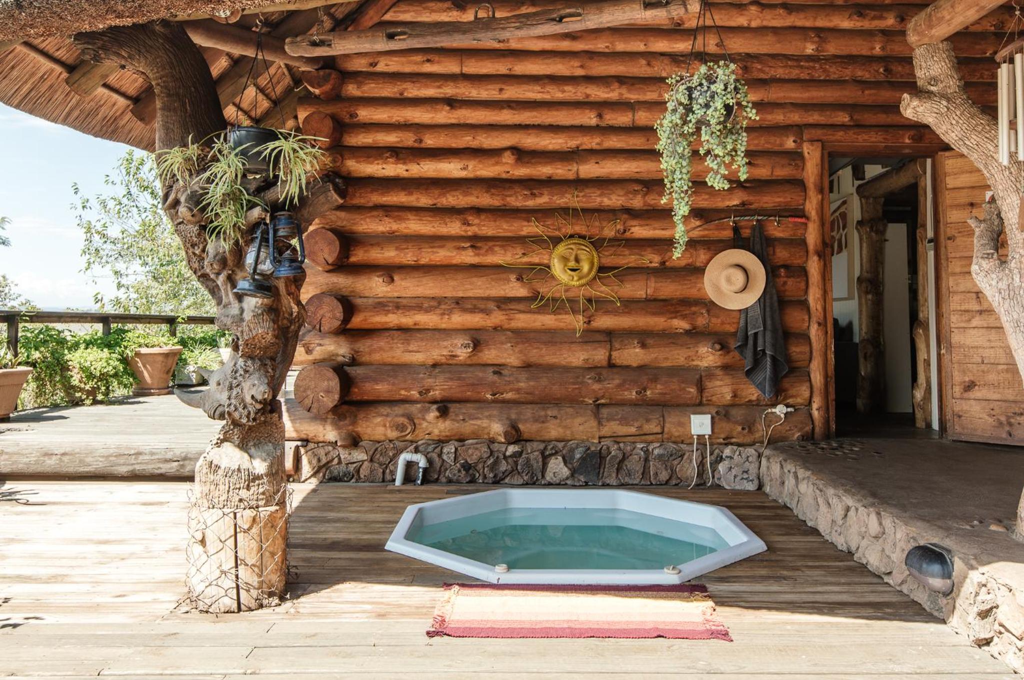 Mountain Canadian Log Home view 2