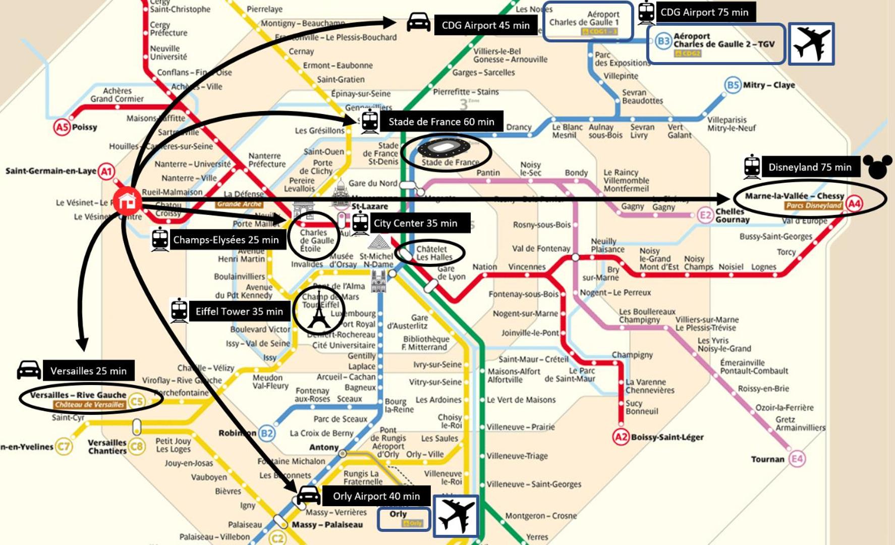 Casalionel Le calme à 25 min de Paris