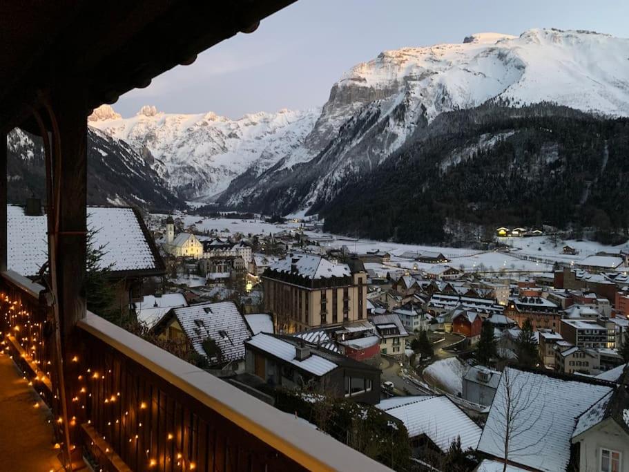 Sunny Design Chalet in Engelberg with spectacular view on Mount Titlis