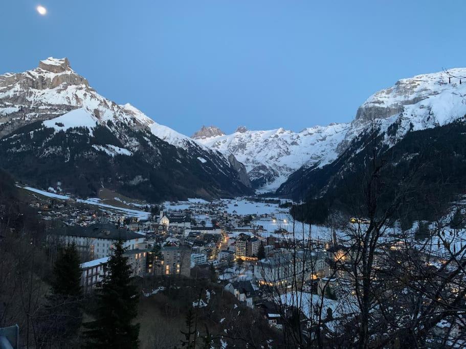 Sunny Design Chalet in Engelberg with spectacular view on Mount Titlis
