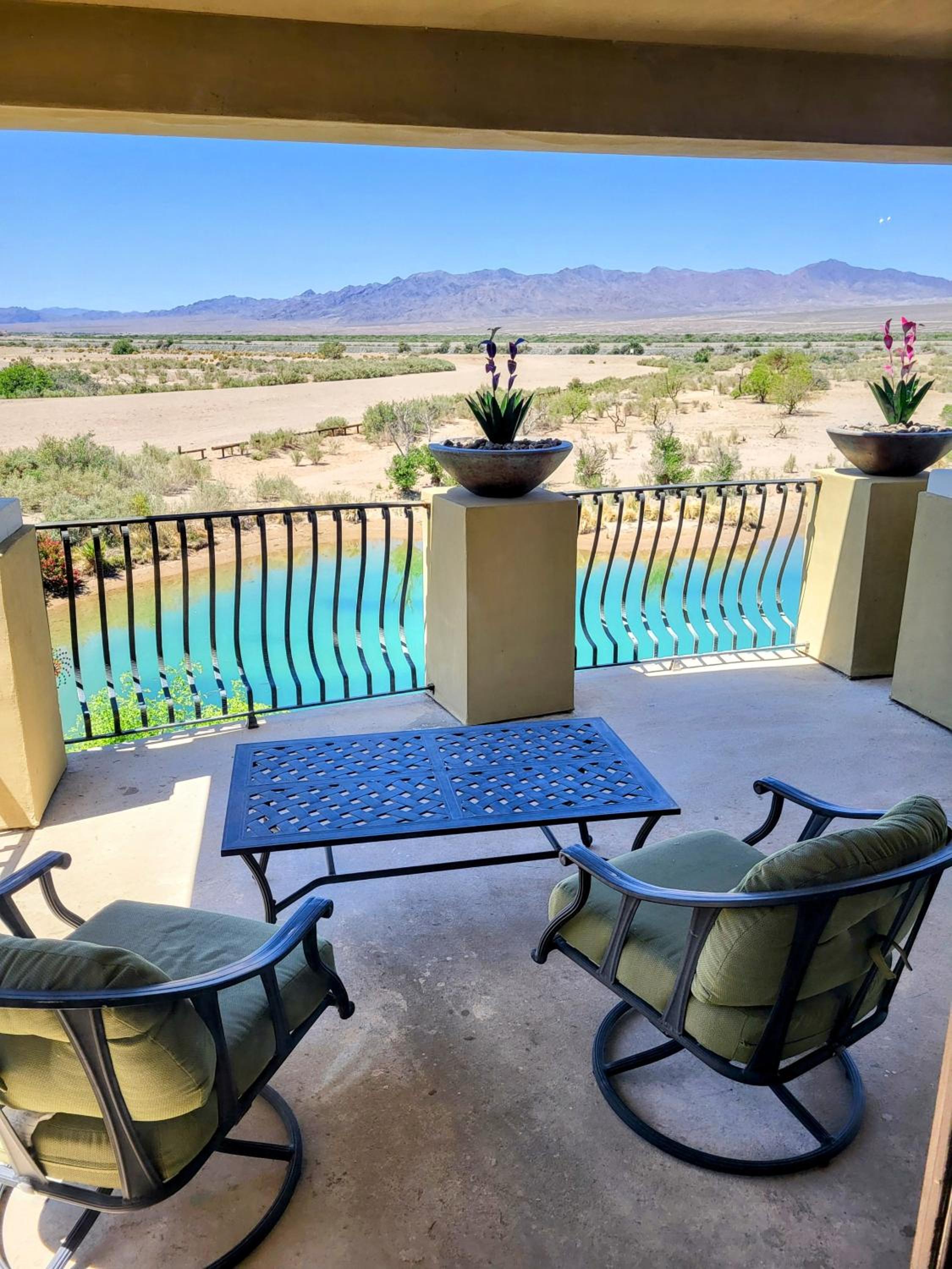 Family-friendly Riverfront mansion pool and spa in a calm cove of the Colorado River view 3