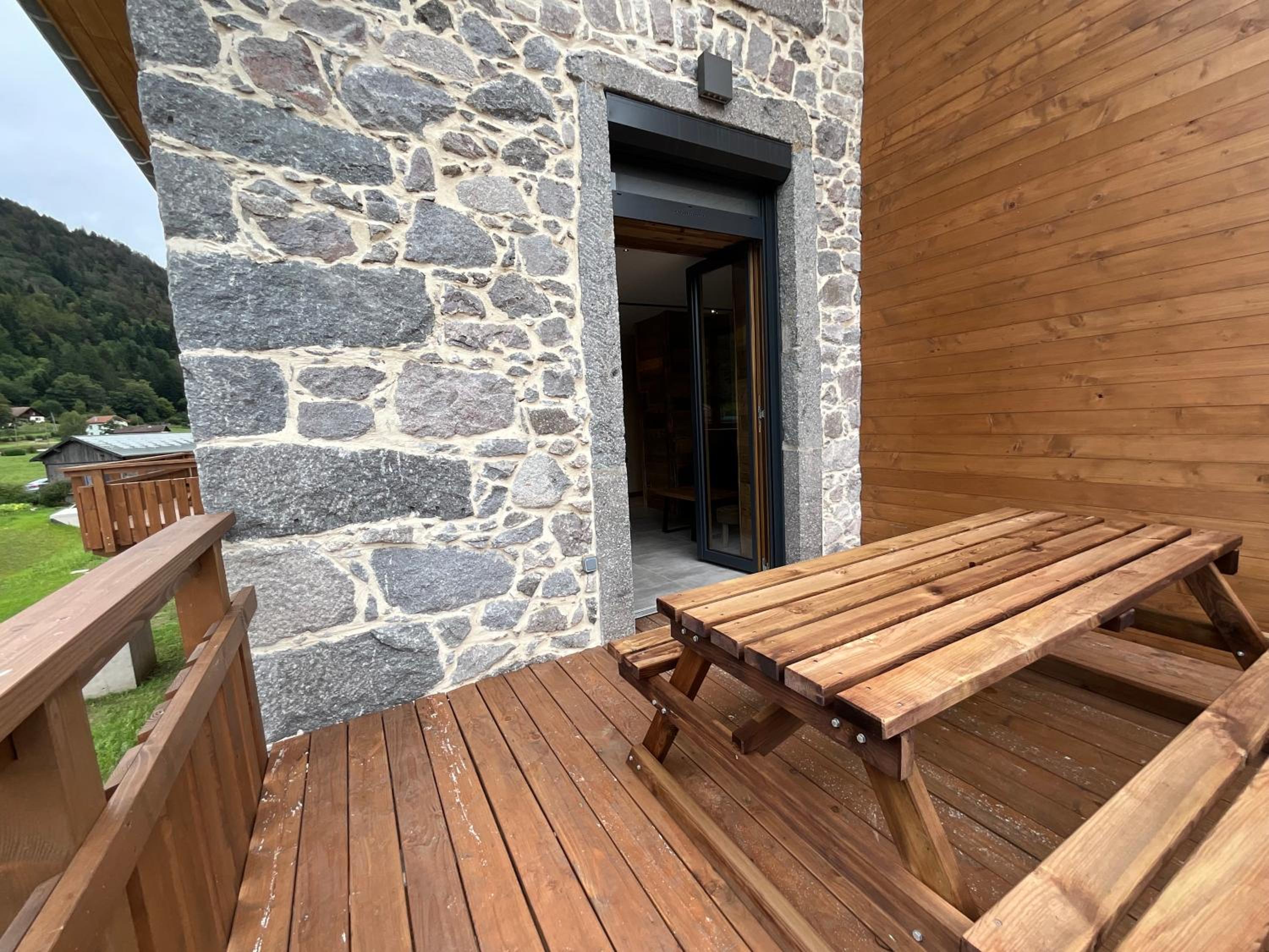 outdoor BBQ area