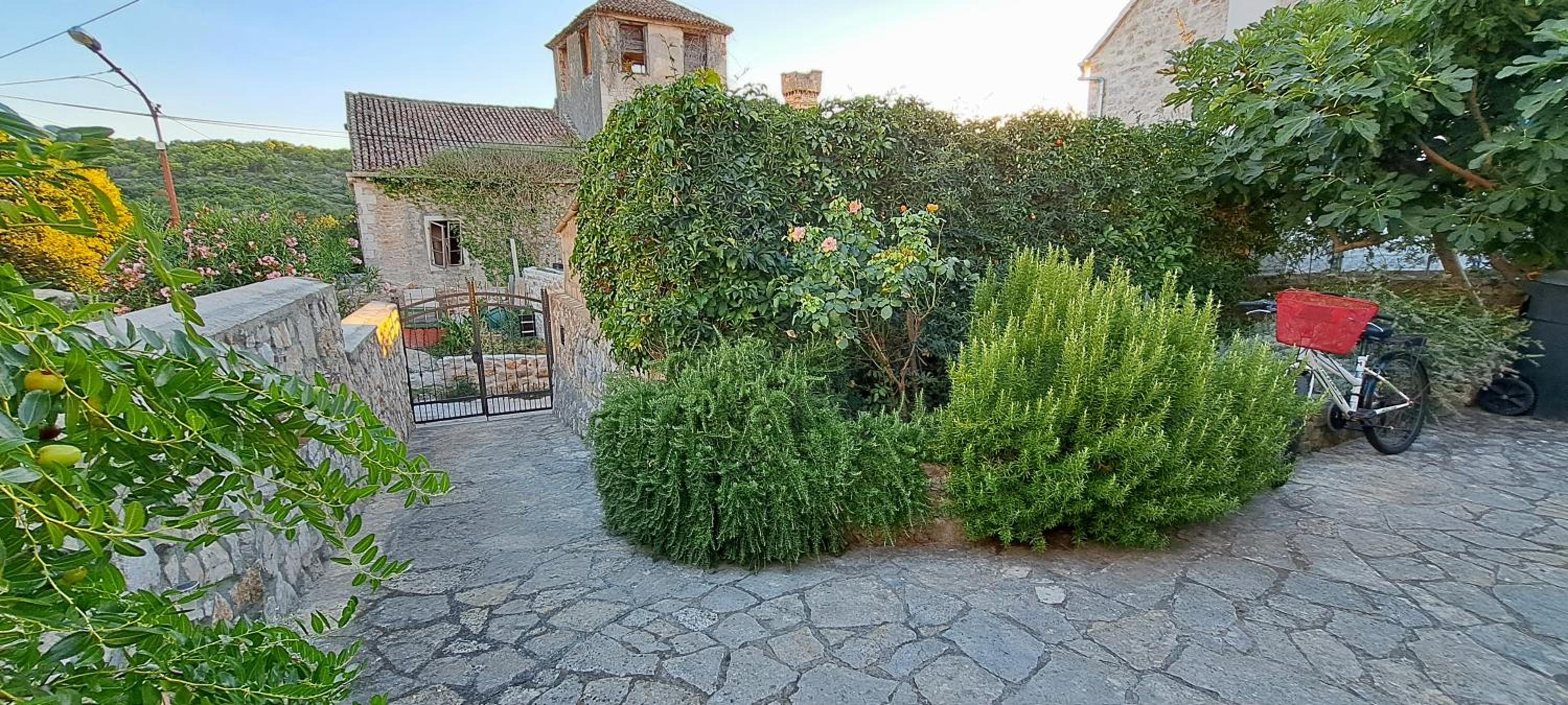 Stone House with garden Laganini view 3