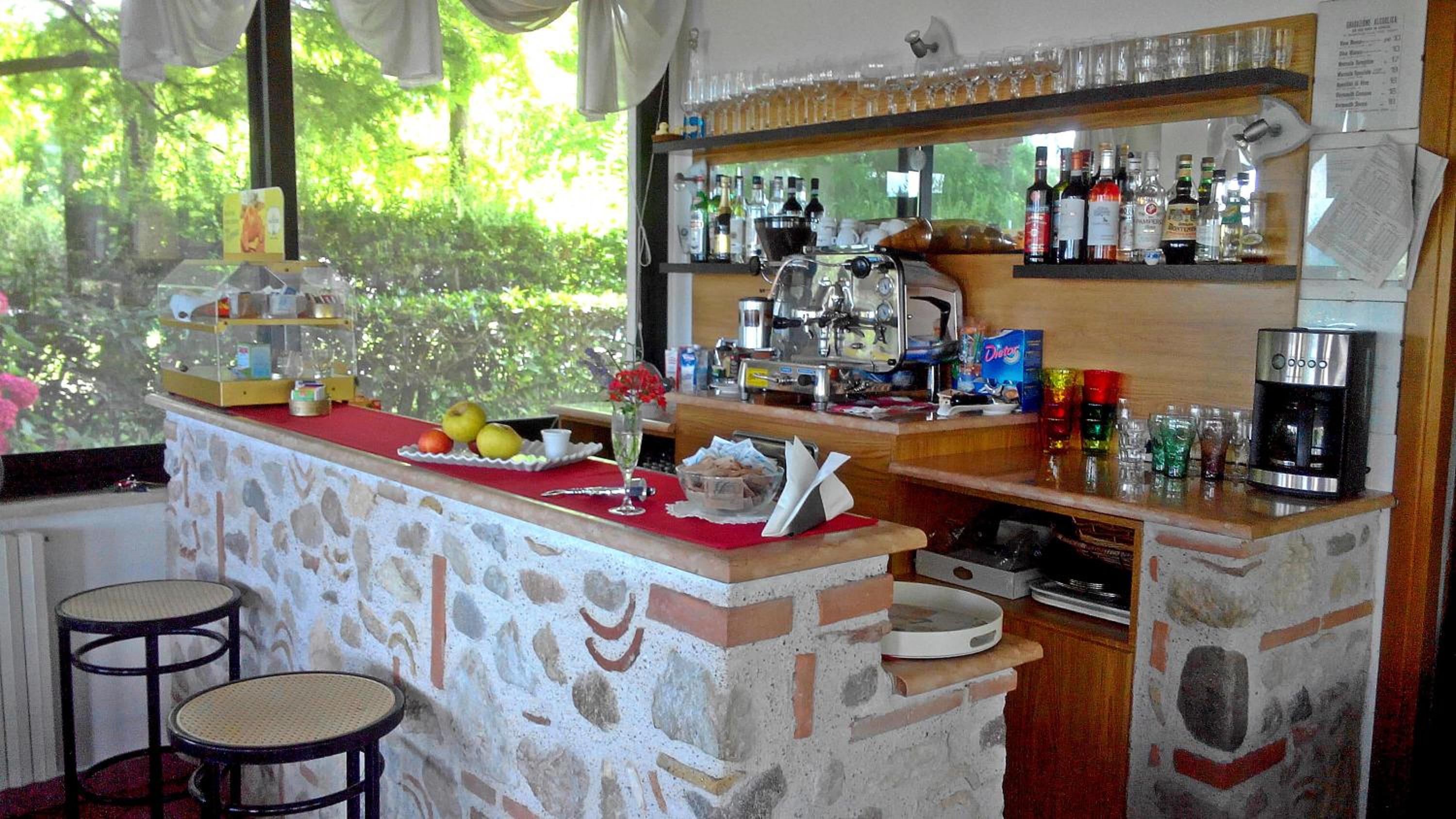 outdoor BBQ area