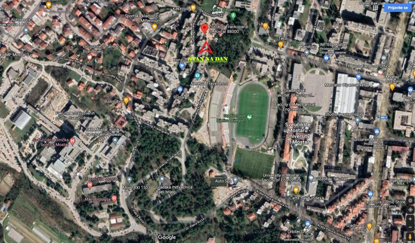 Stan na dan Mostar bijeli Brijeg