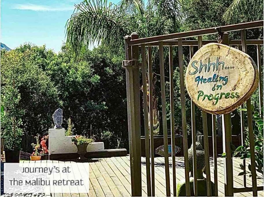 Boho Chic Malibu Retreat Estate Salt Pool + Yoga view 4