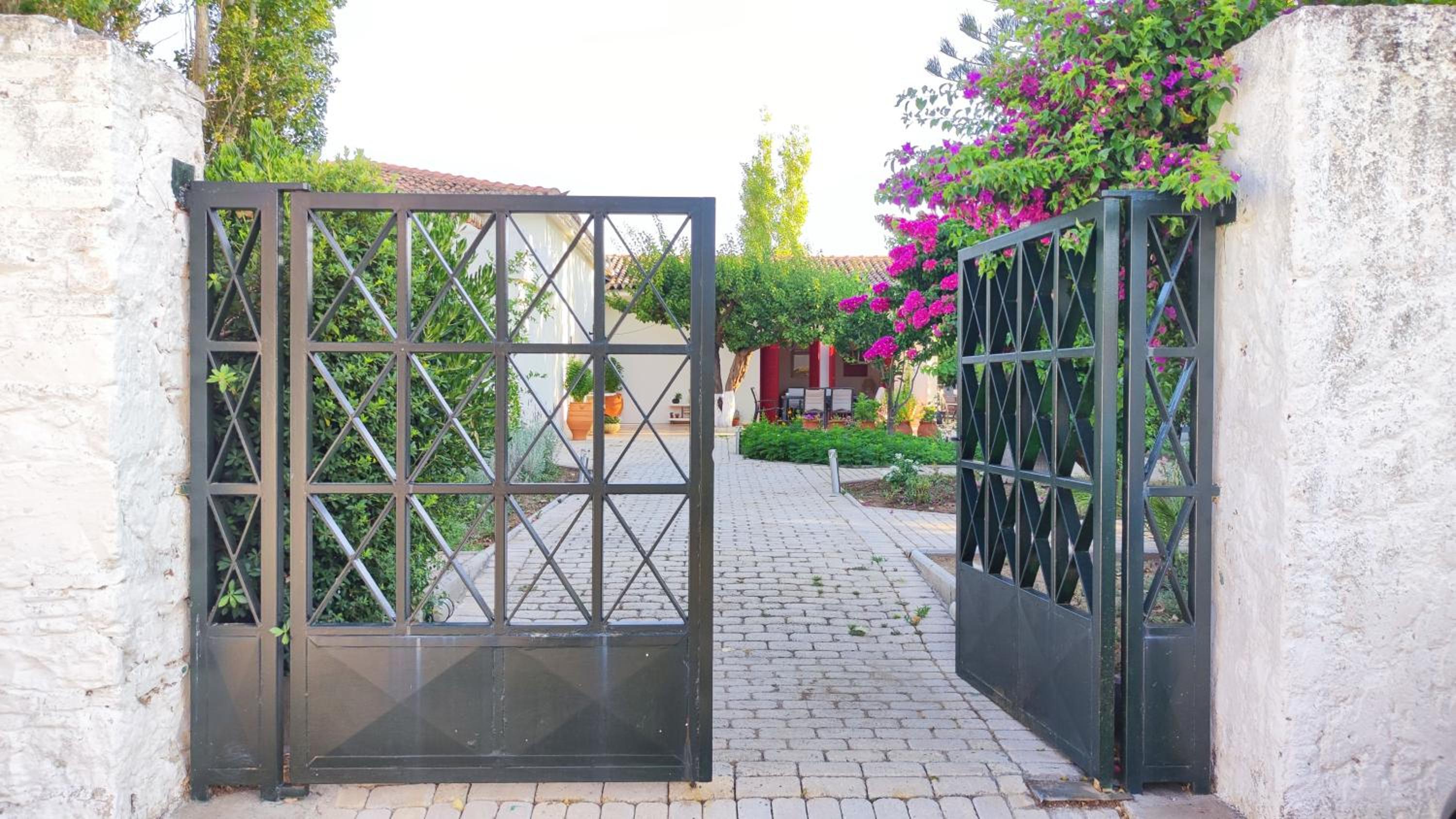 Mediterranean house with beautiful garden