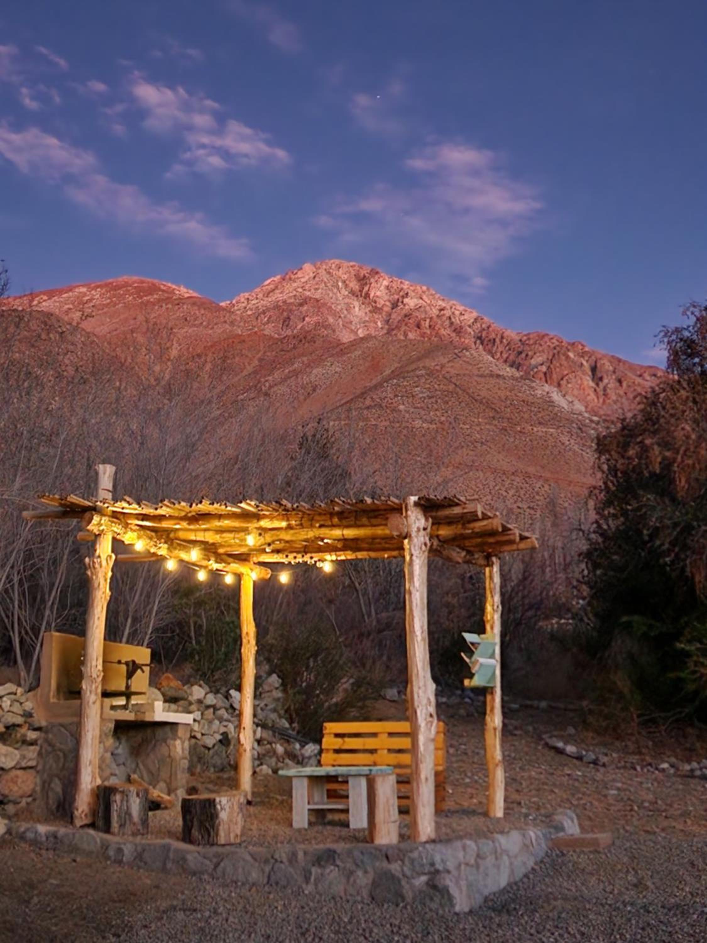 Cabaña Alma de Montaña, piscina privada