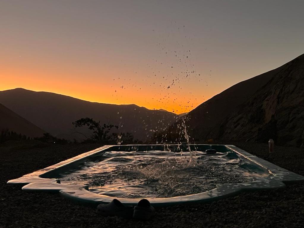 Cabaña Alma de Montaña, piscina privada