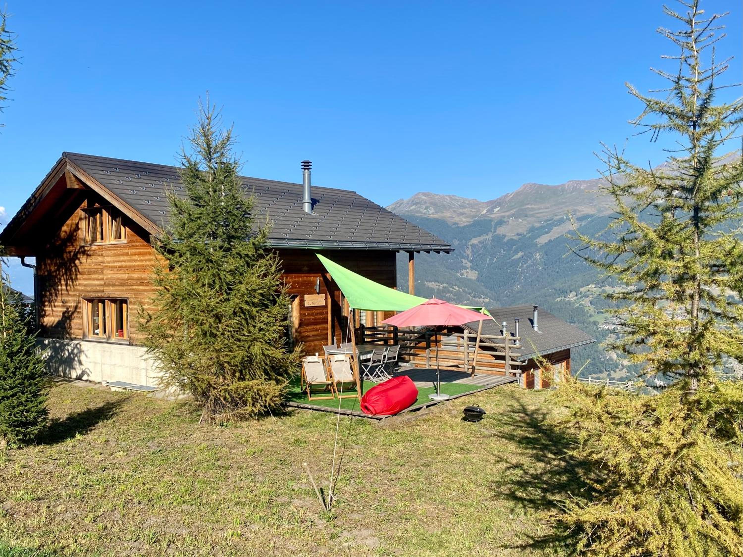 La Pourvoirie - 4 Vallées - Thyon-Les Collons, 10 pers, ski à 200 m, 4 parkings, vue fantastique !
