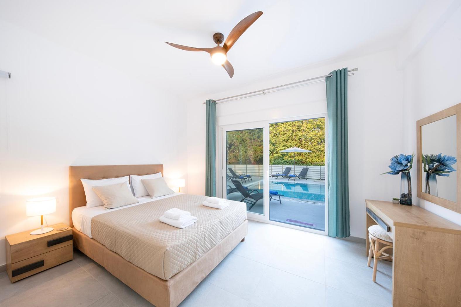 Villa Ami, Roda, Corfu: 10 guests, heated pool, private mini golf, pool table & more!! view 3