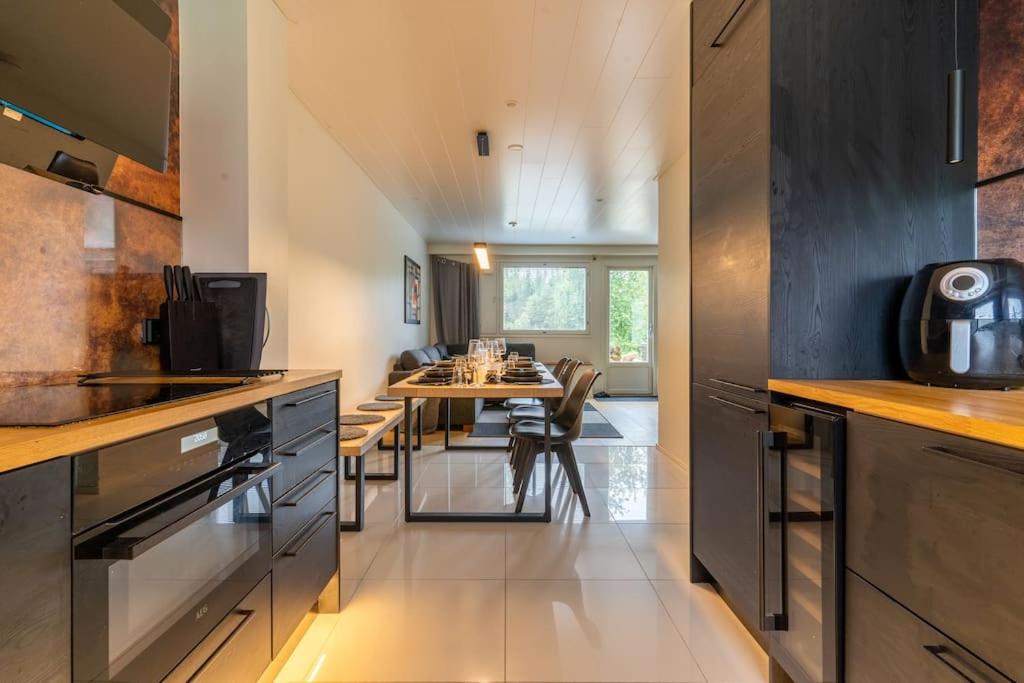 Arctic aurora apartment