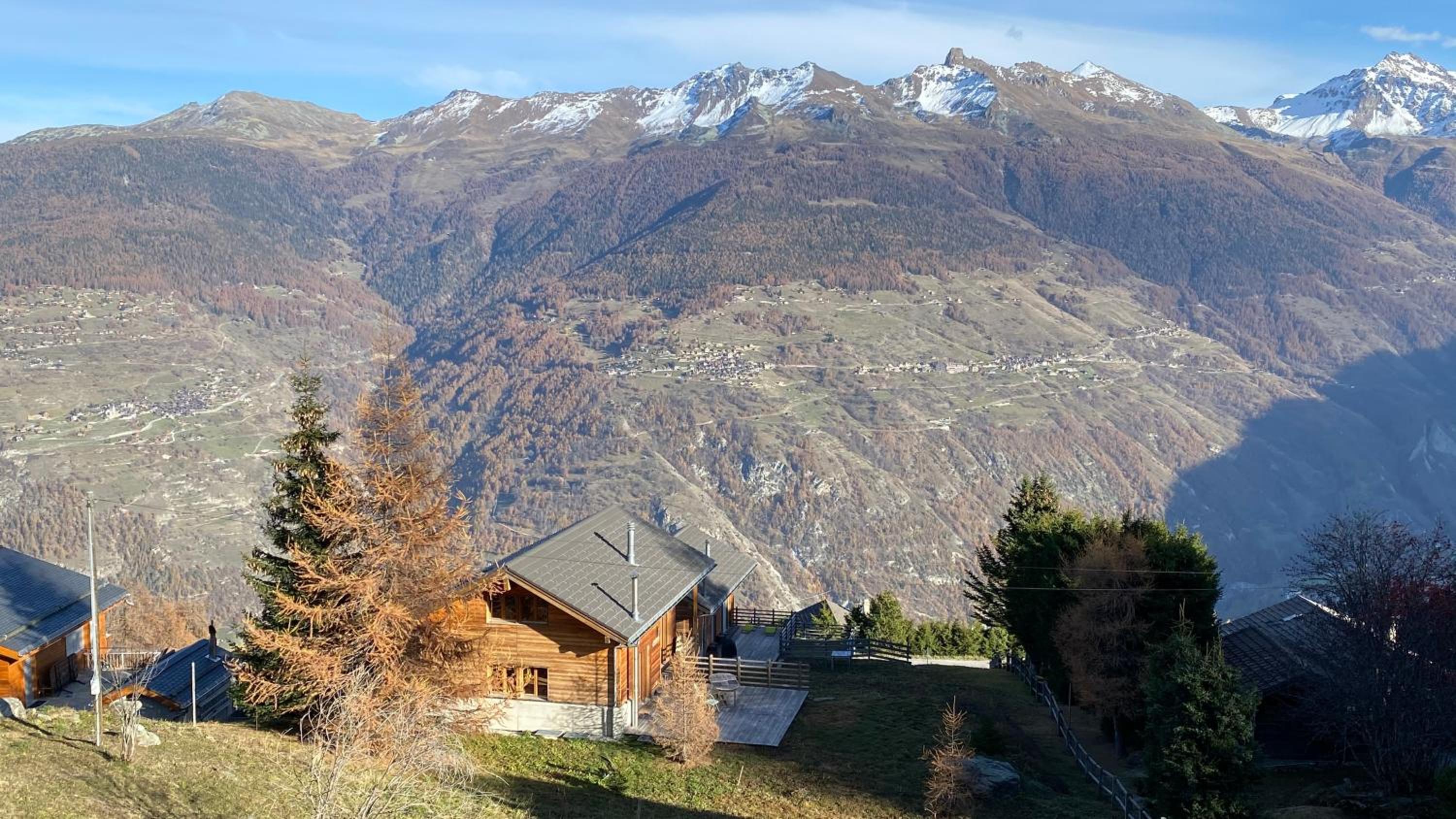 La Pourvoirie - 4 Vallées - Thyon-Les Collons, 10 pers, ski à 200 m, 4 parkings, vue fantastique !