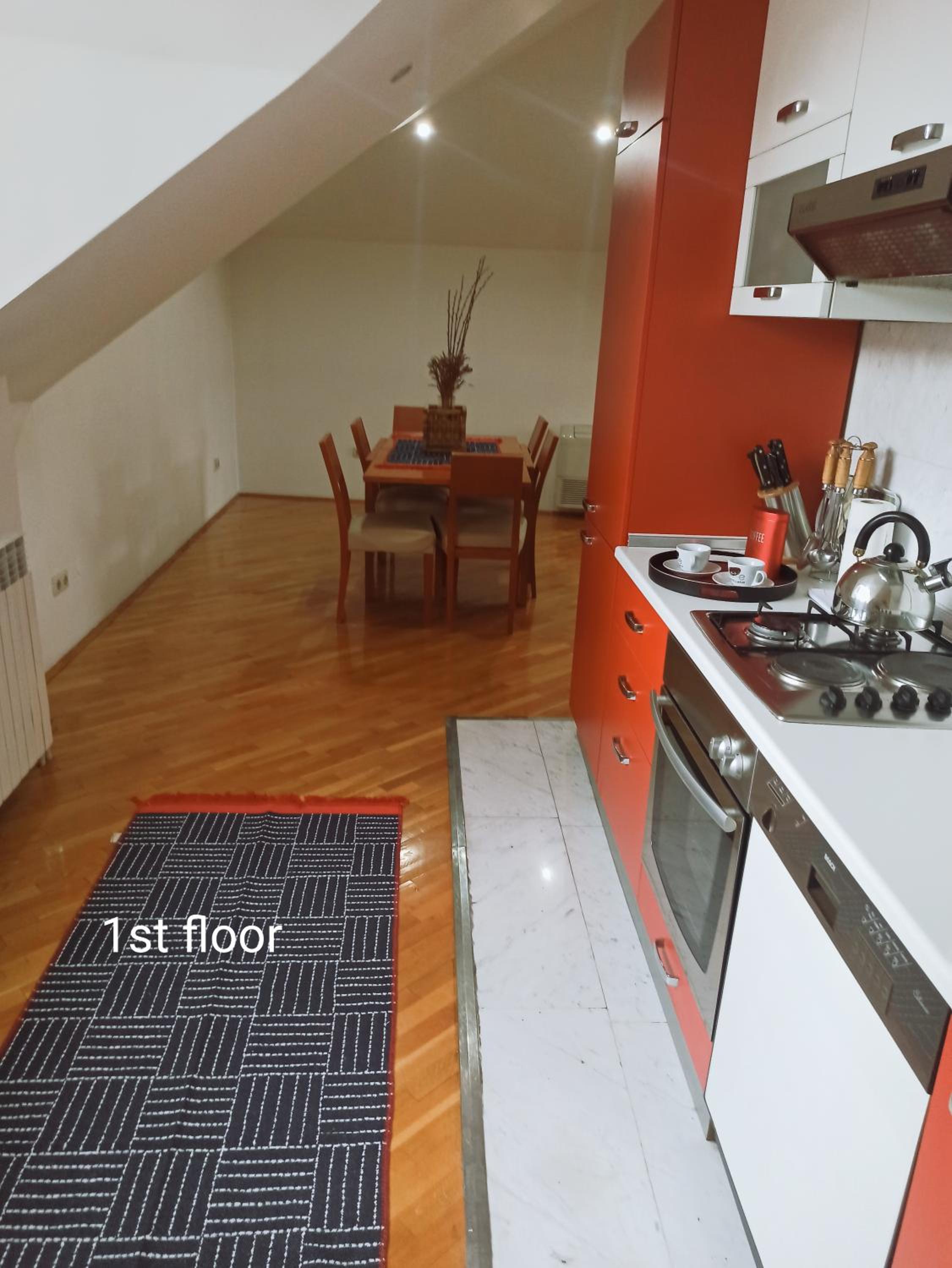 Two-story apartment in the center