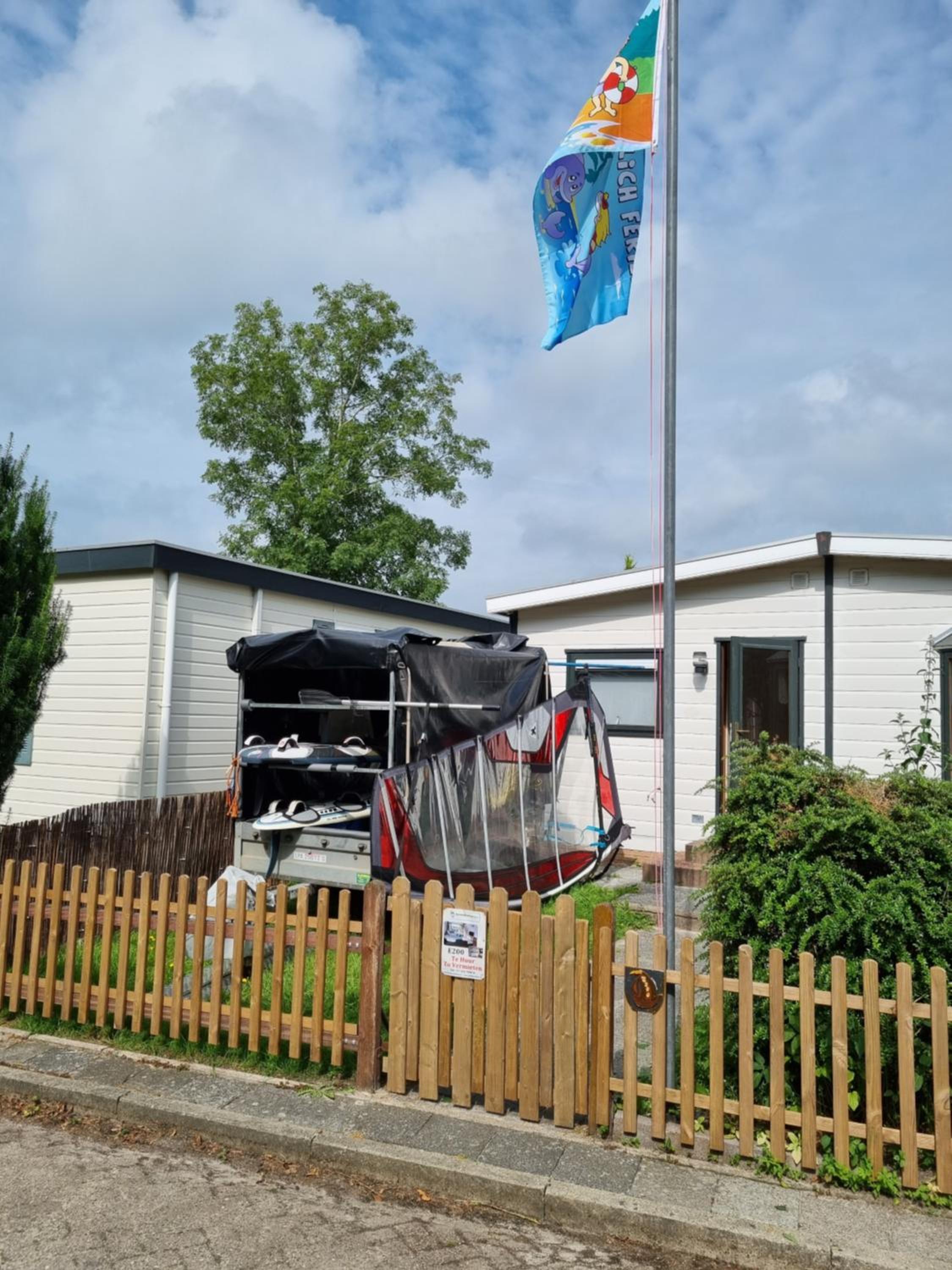 Familienfreundliches Chalet E200 in Makkum Strandnah