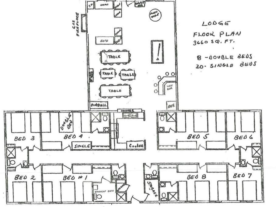 Hideaway Lodge: Big Elk Lodge 8bd/8bth, sleeps 36 view 2