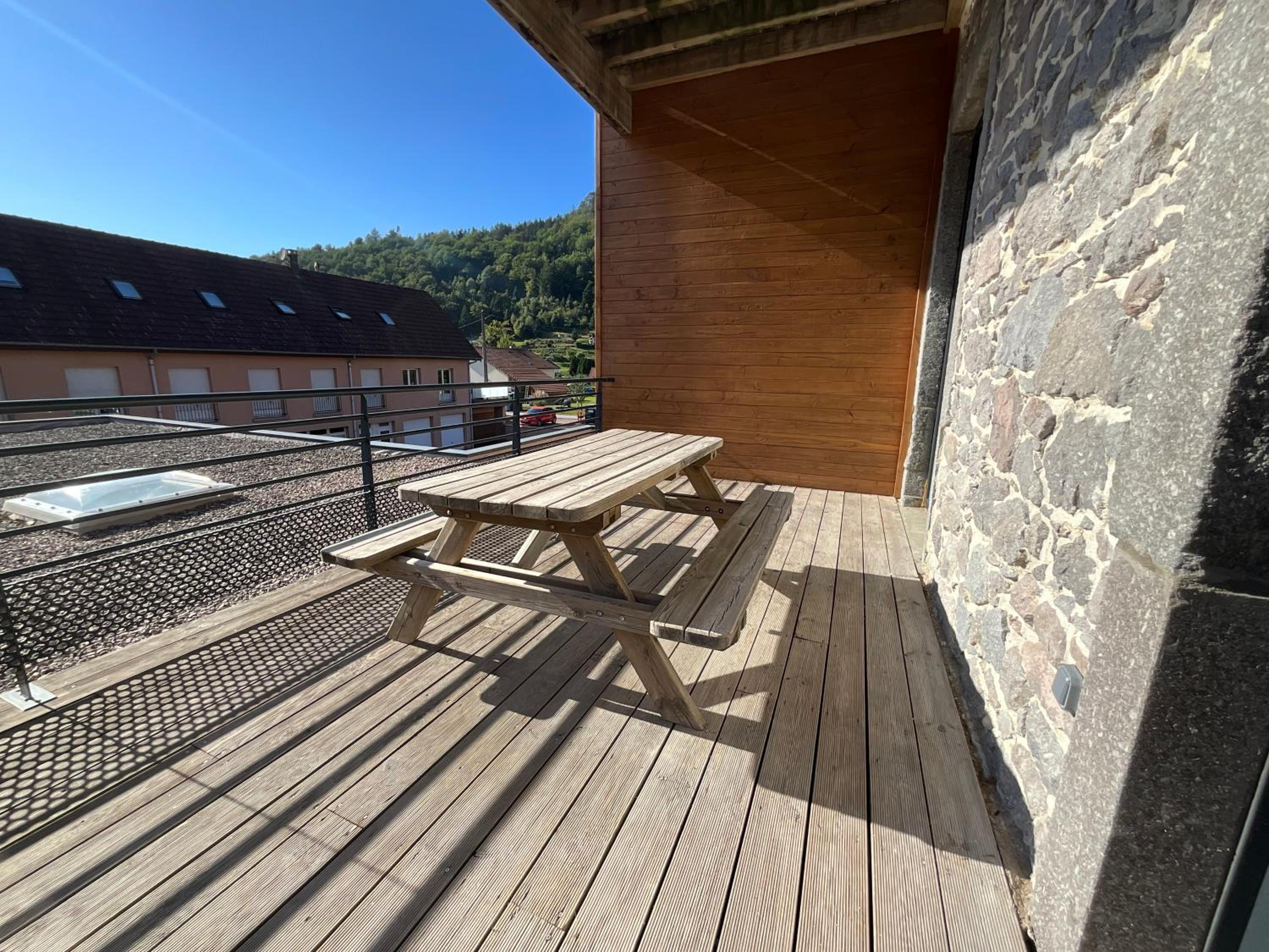 outdoor BBQ area