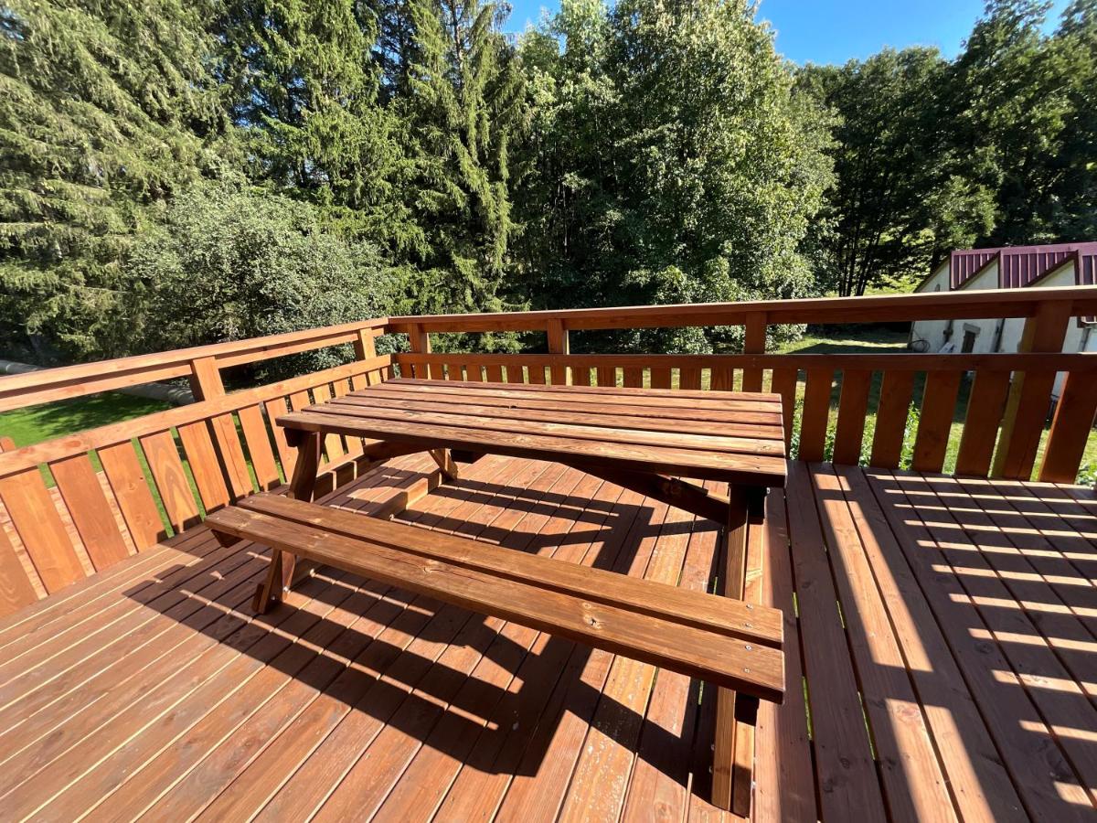 outdoor BBQ area