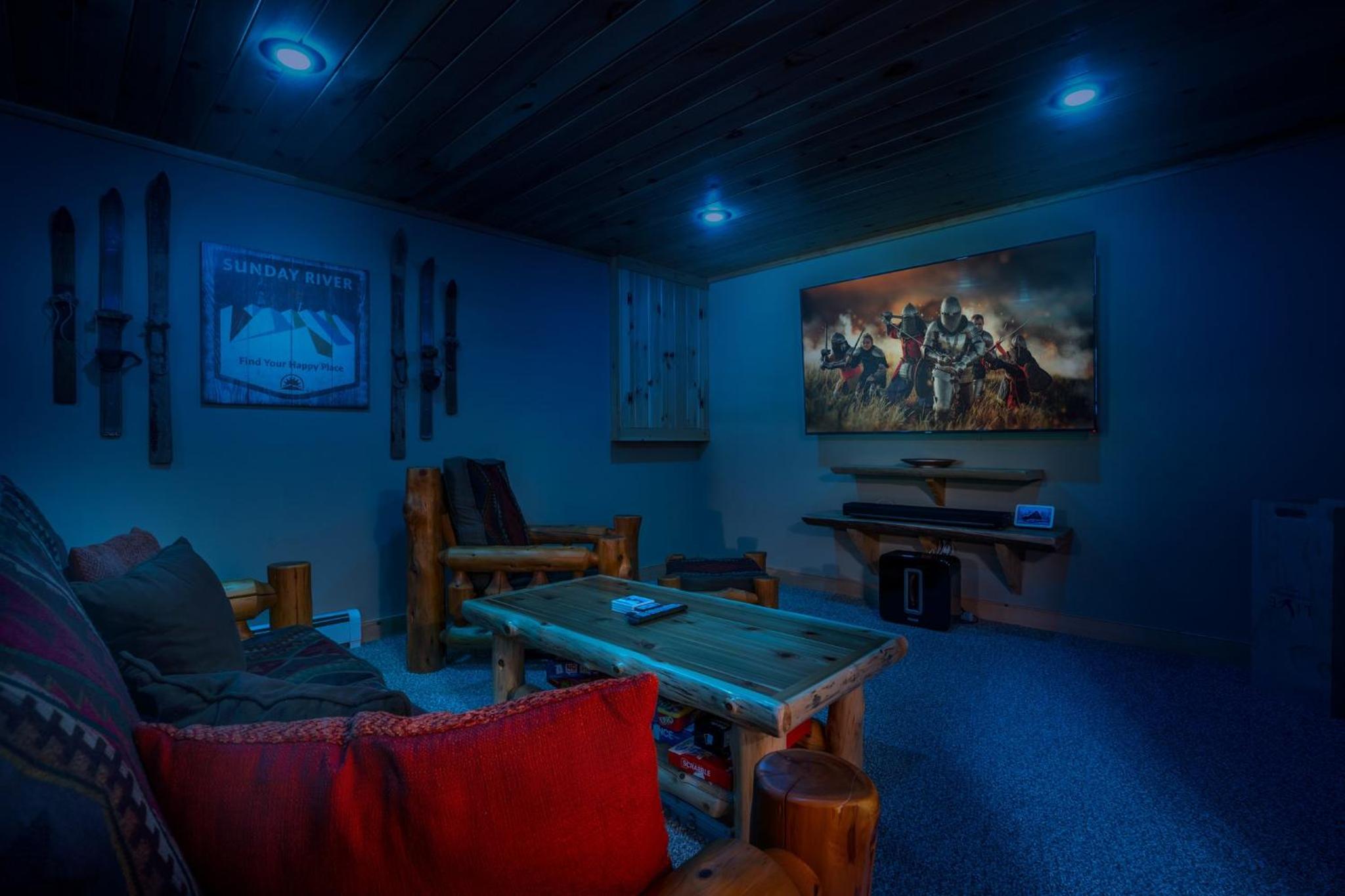 Ski Chalet 6 min to Sunday River - Hot Tub, Home Theater, Game Room, Fire Pit - Sleeps 12 view 5