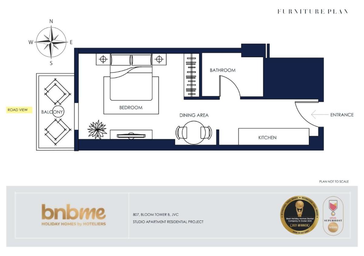 bnbmehomes - Great Value Works Space JVC - 807