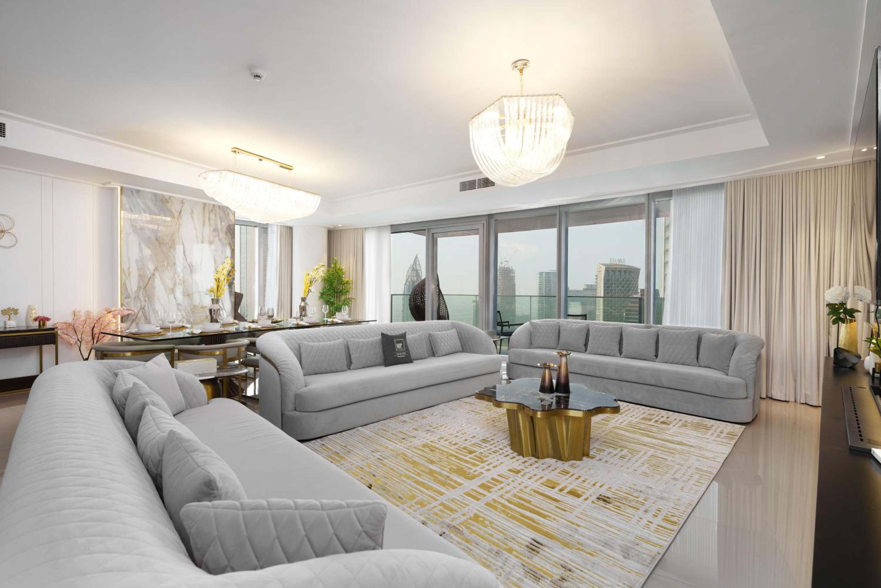 Maison Privee - Ultra Chic High-Floor Apt with Direct Burj Khalifa & Fountains Views