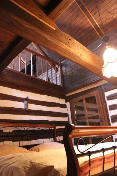Quiet and charming log farmhouse