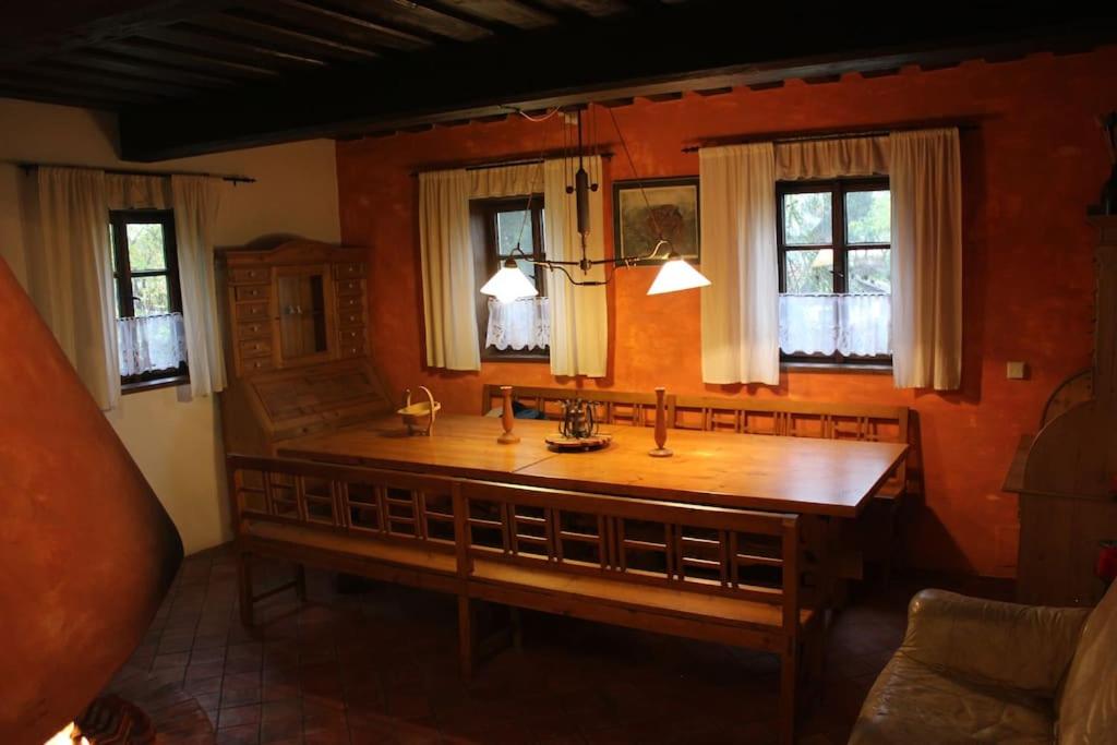 Quiet and charming log farmhouse