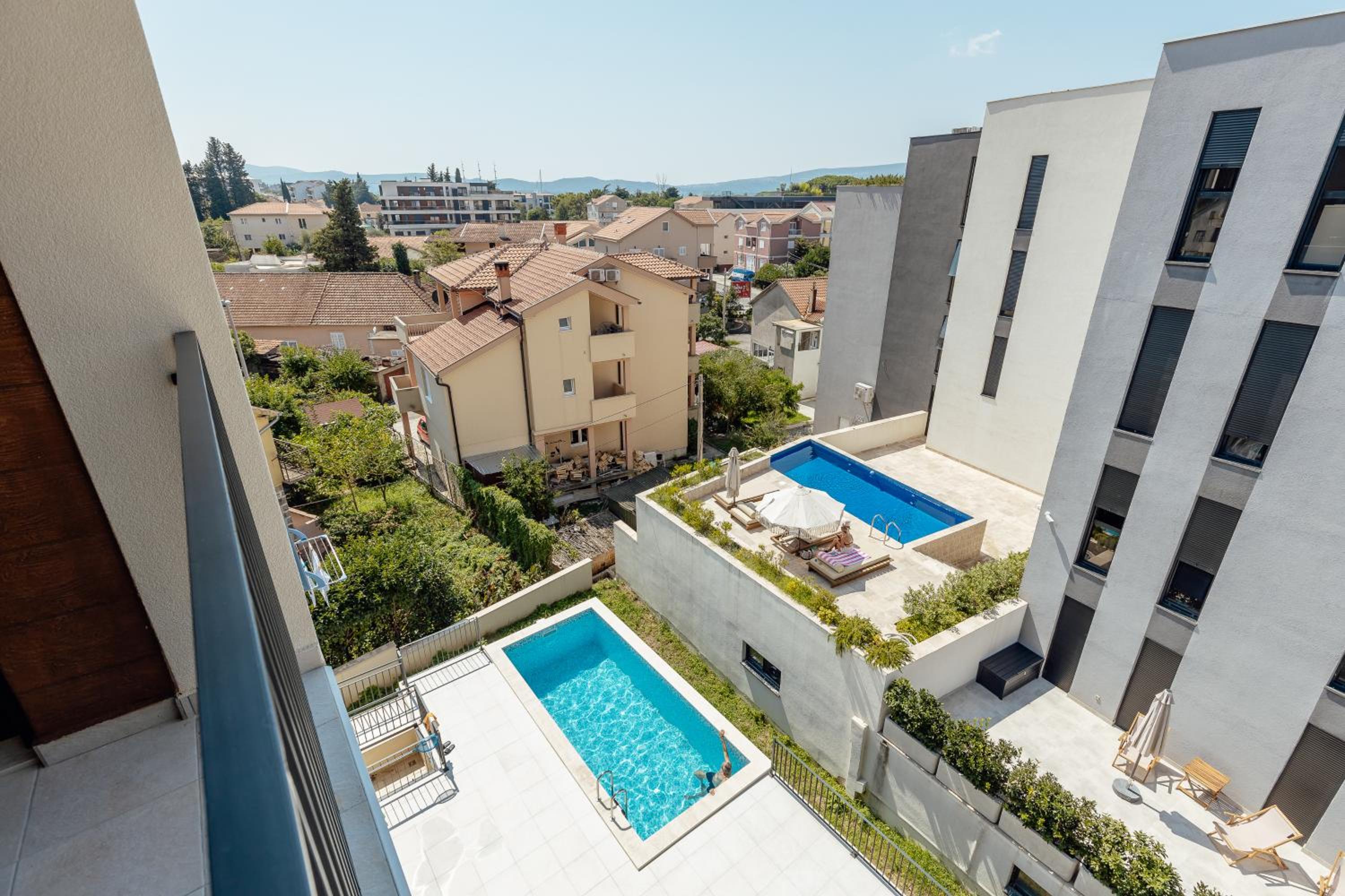 Pool résidence apartment Tivat